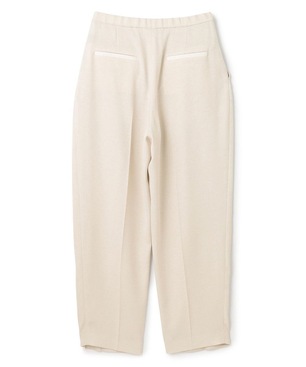 uncrave リネンライクツイル テーパードパンツ 