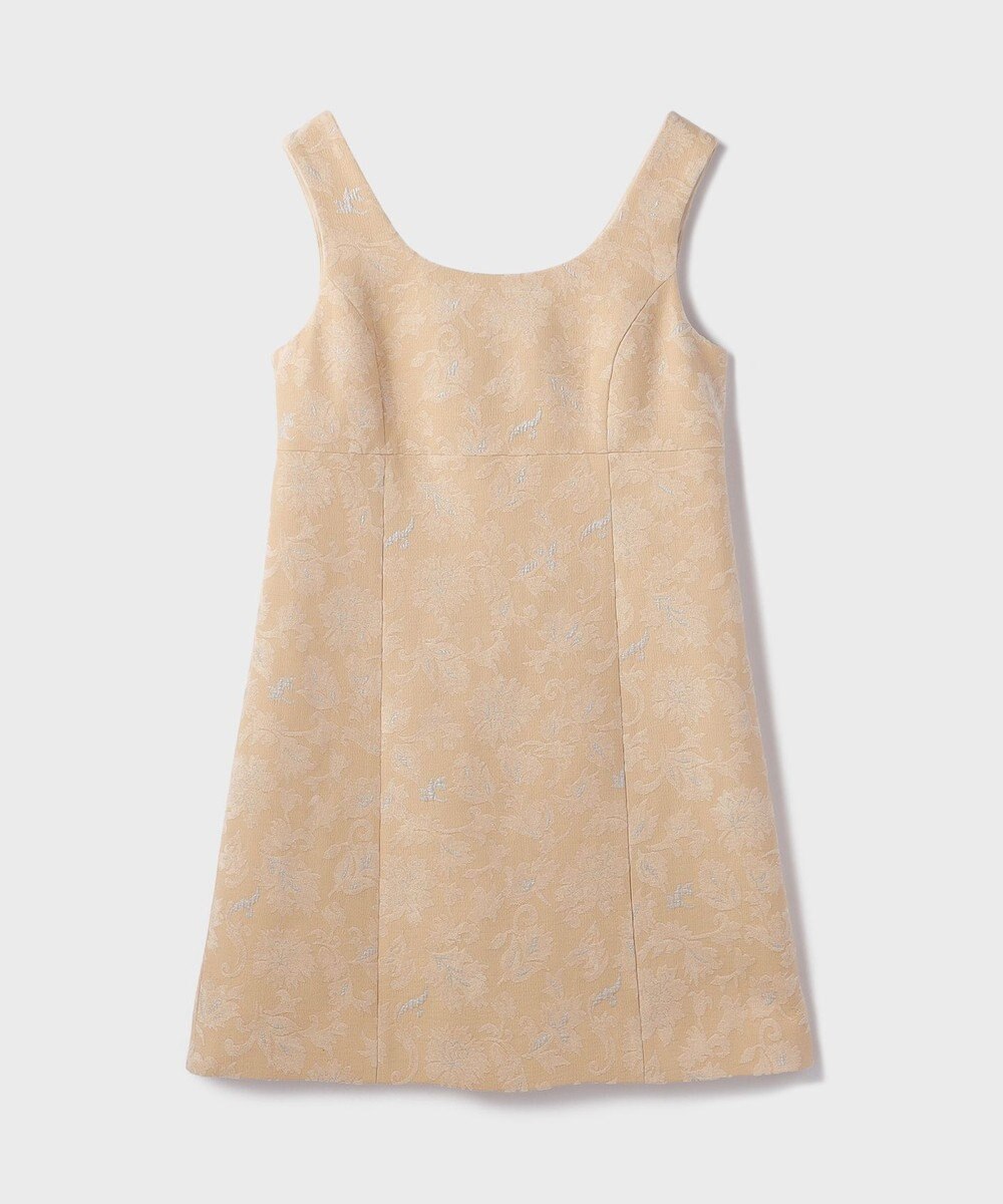 GRACE CONTINENTAL サラサジャガードミニワンピース 