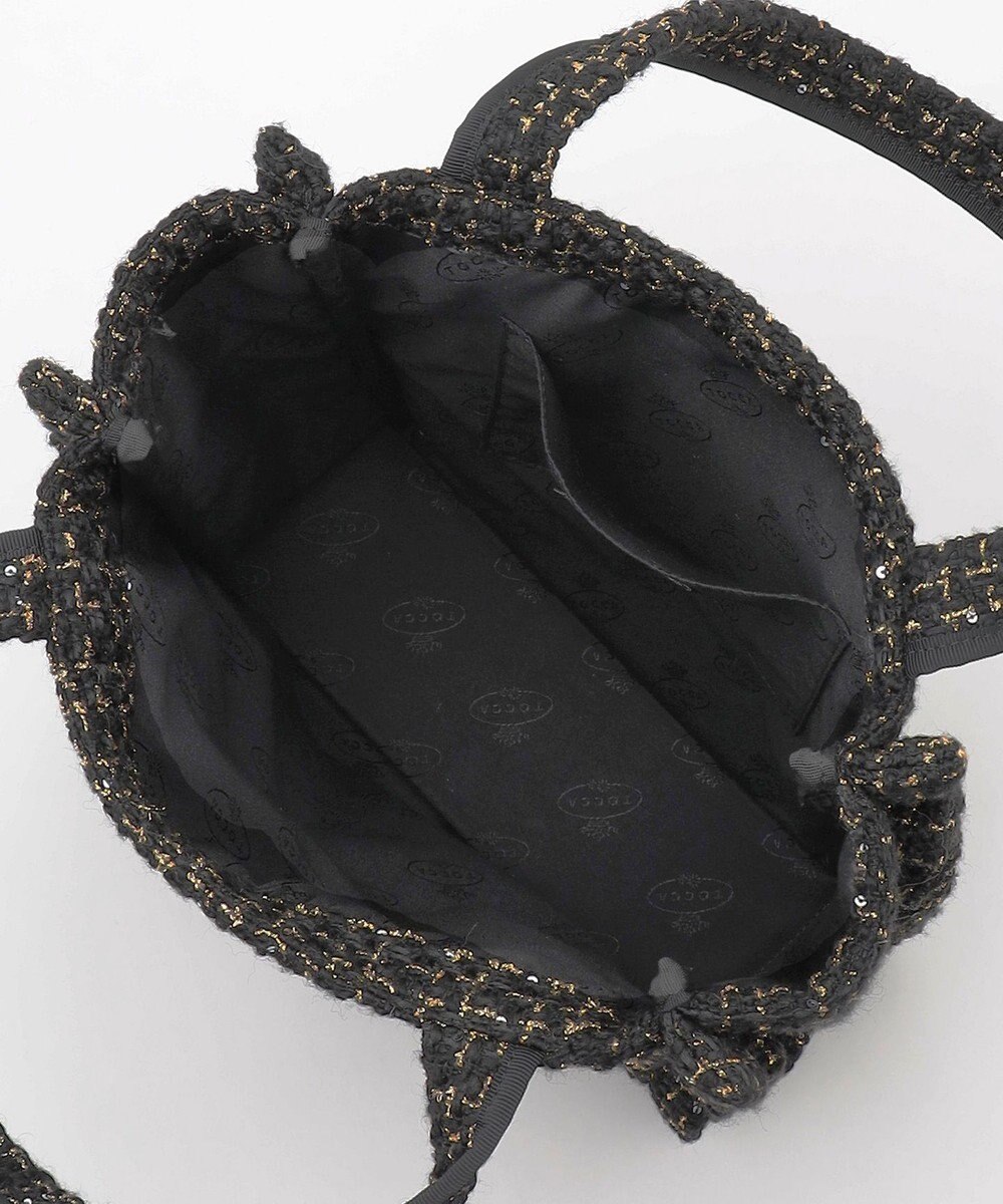 TOCCA 【ヨンア×大人百花×TOCCAコラボカラー有り】PRECIOUS WAVES BAG WITH POUCH ポーチ付きトートバッグ 