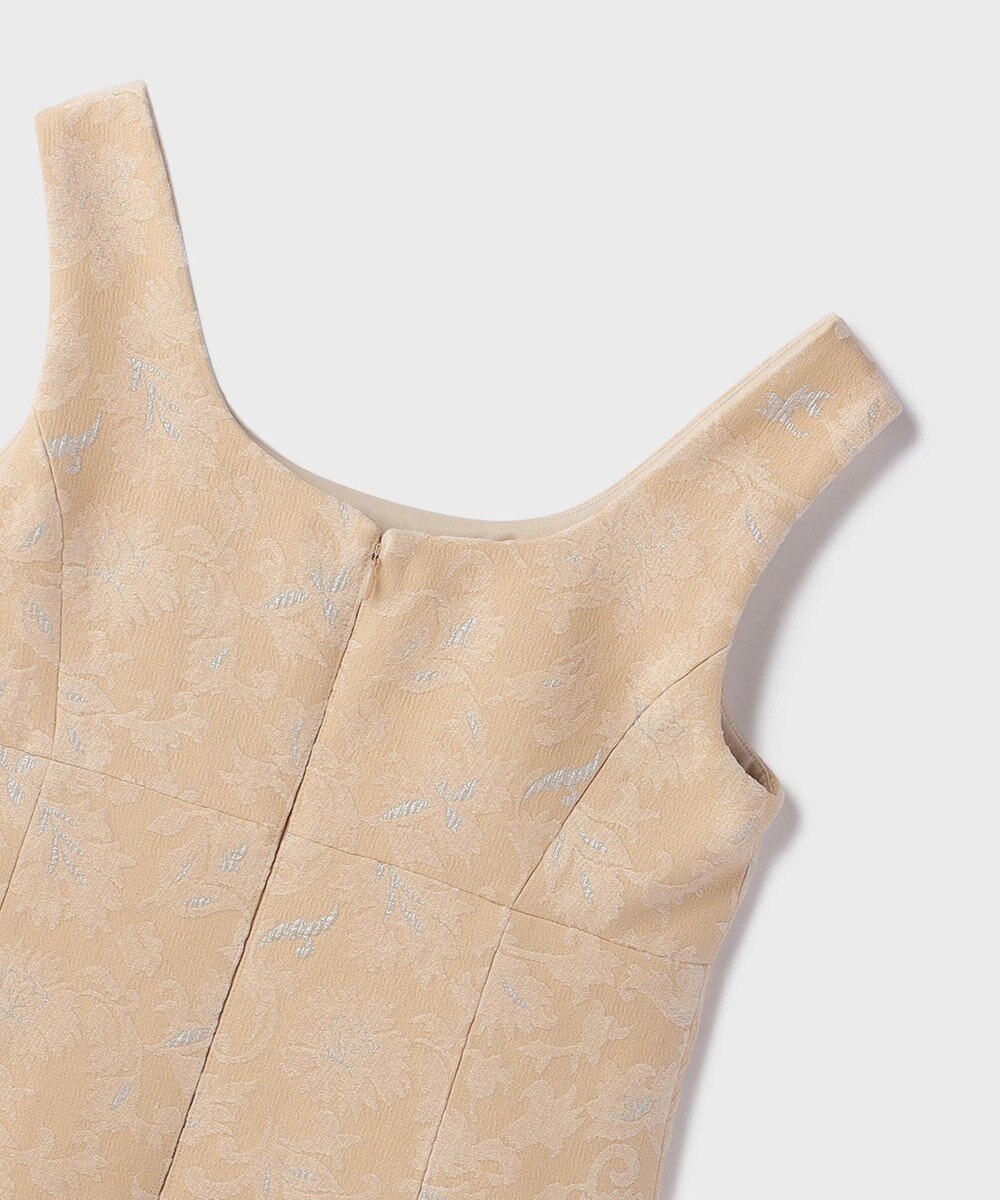 GRACE CONTINENTAL サラサジャガードミニワンピース 