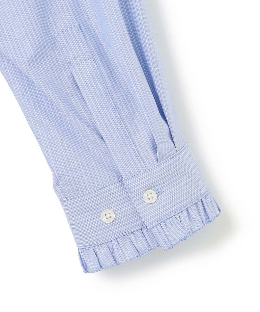 UNFILO フリルネックシャツ 