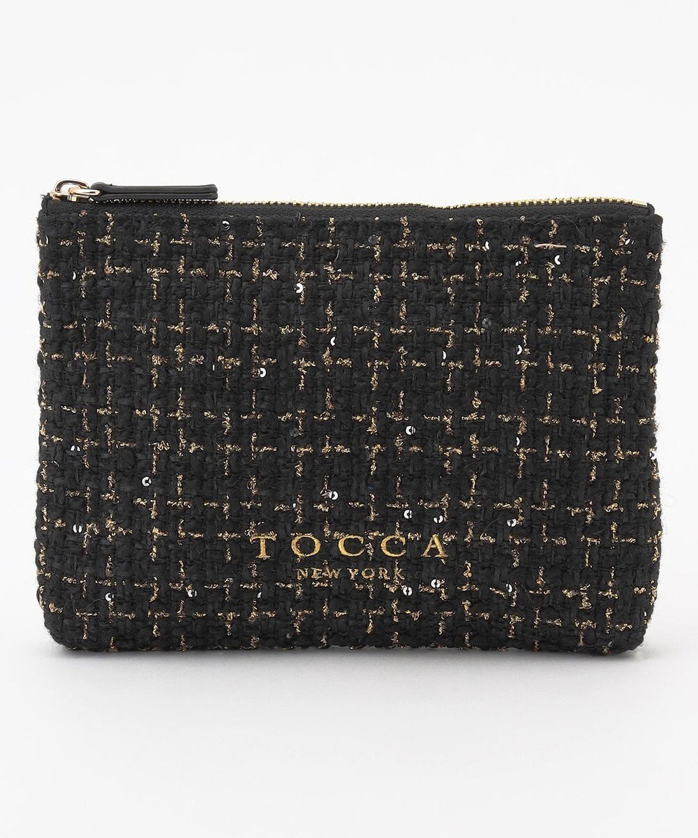 TOCCA 【ヨンア×大人百花×TOCCAコラボカラー有り】PRECIOUS WAVES BAG WITH POUCH ポーチ付きトートバッグ 