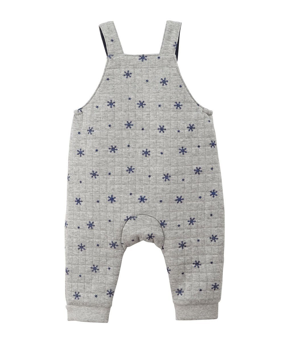 MIKI HOUSE HOT BISCUITS キルト素材 オーバーオール＆Tシャツギフトセット【BOX付き】 