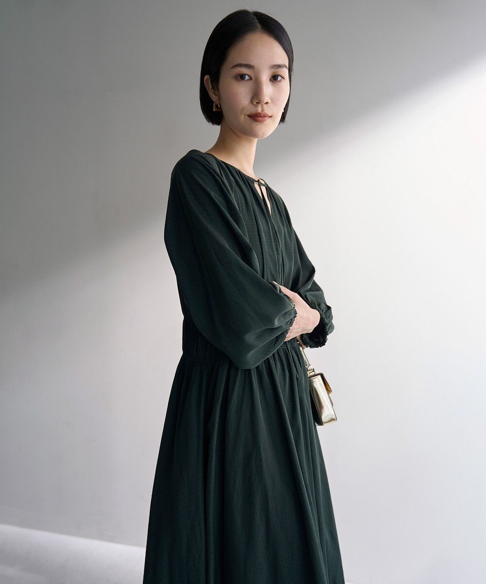 UNFILO ドビーデシン ワンピース 