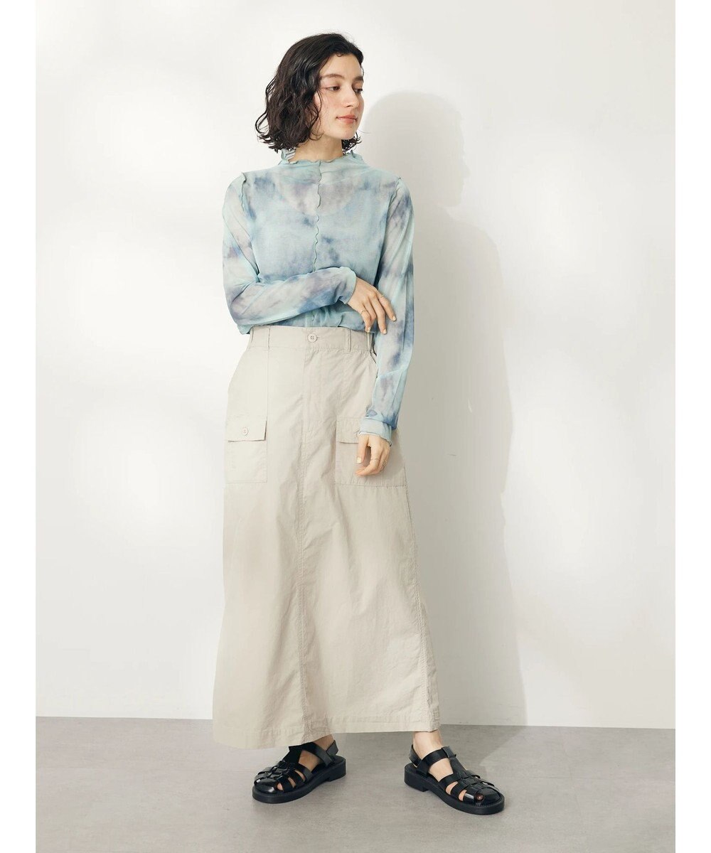 CRAFT STANDARD BOUTIQUE タイダイメッシュボトルネックインナー 