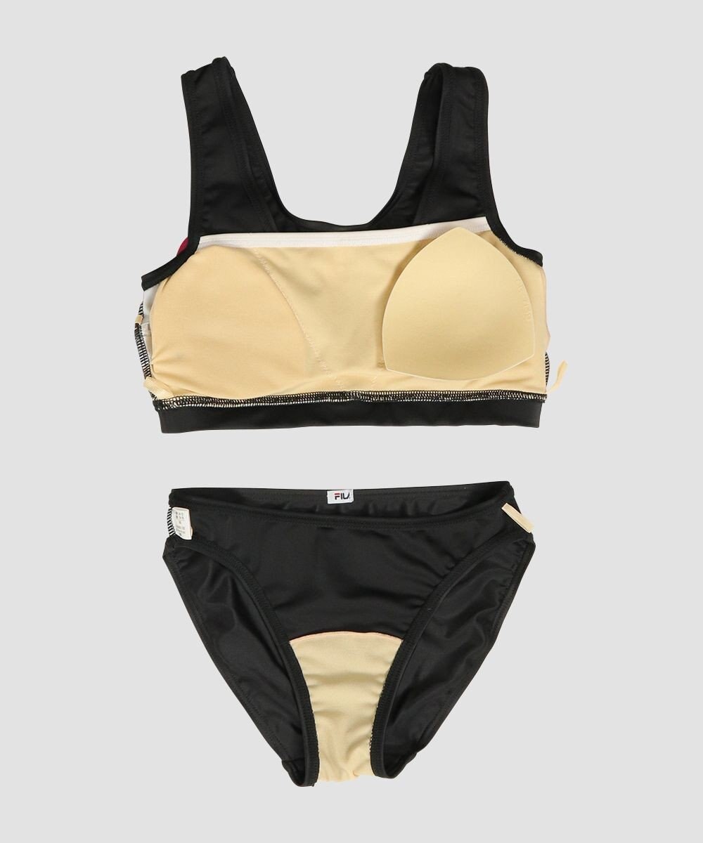 OP／FILA 【FILA】Ｔシャツ付きセパレート4点セット水着 