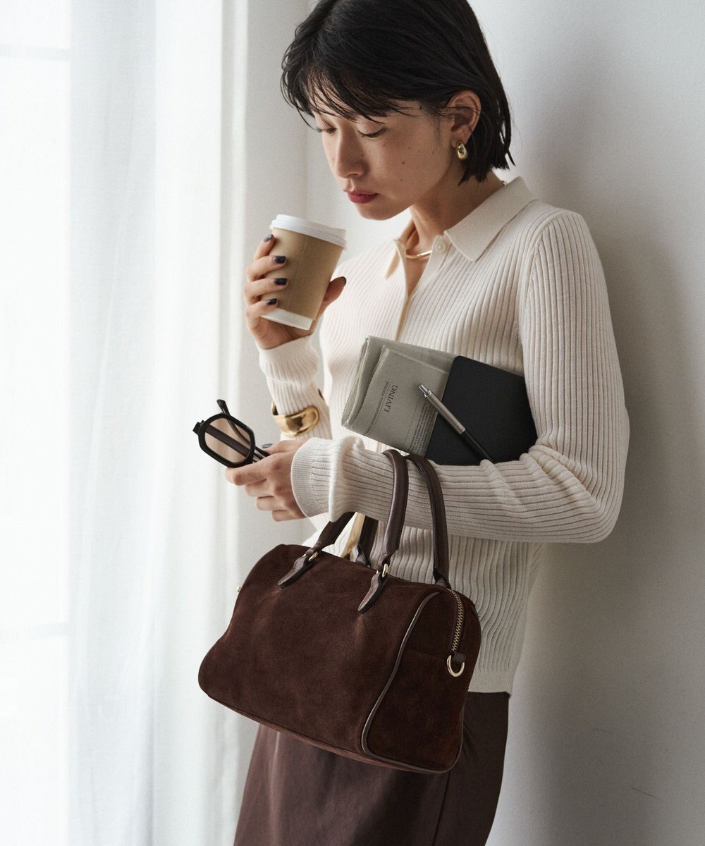 russet スエード2WAYミニボストンバッグ(CE-1570-WEB) 