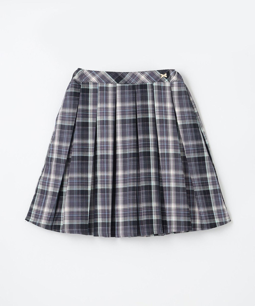 ANY KIDS チェック プリーツ スカパン 