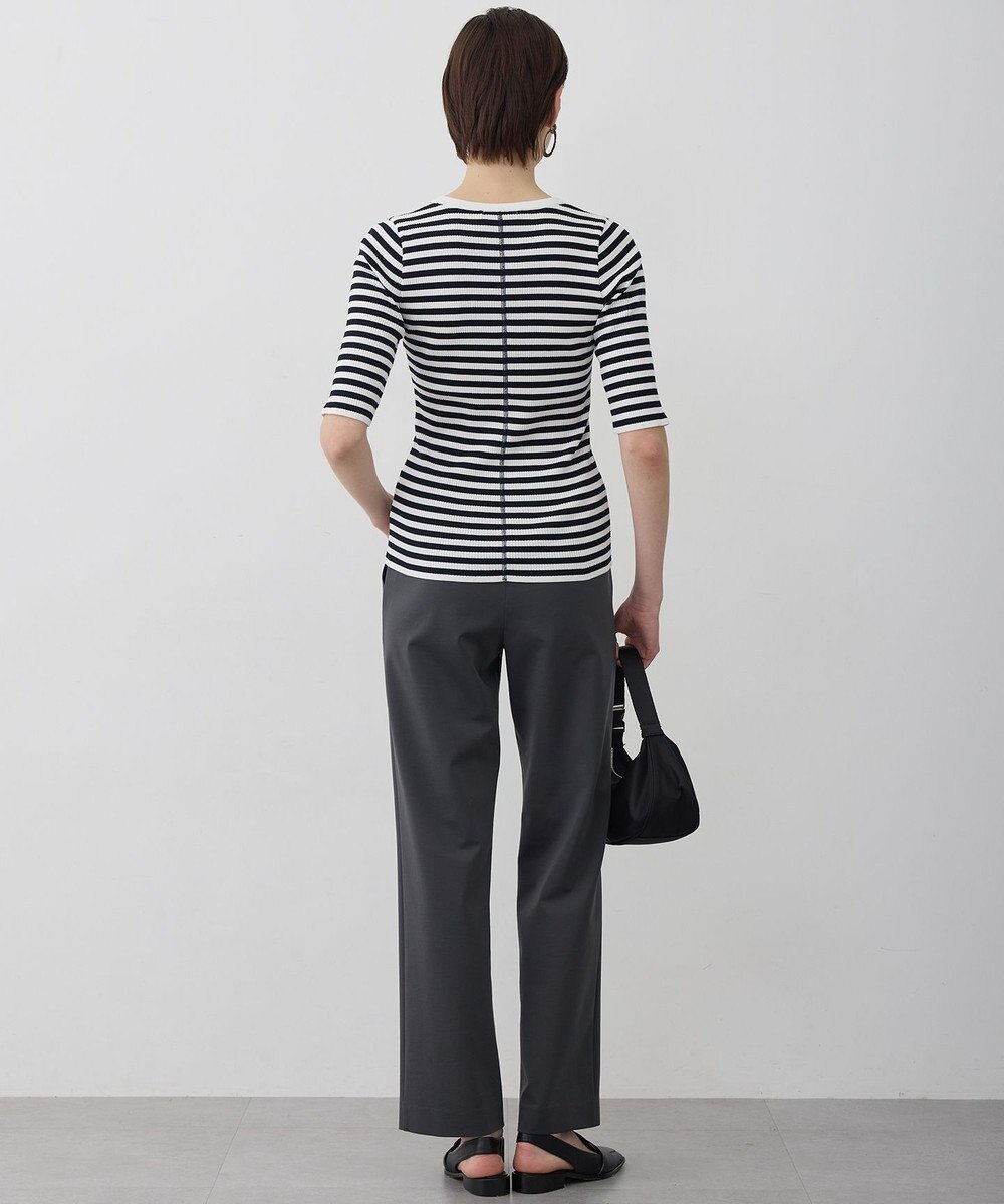 ICB ナイロンストレッチポンチ セミワイドパンツ 