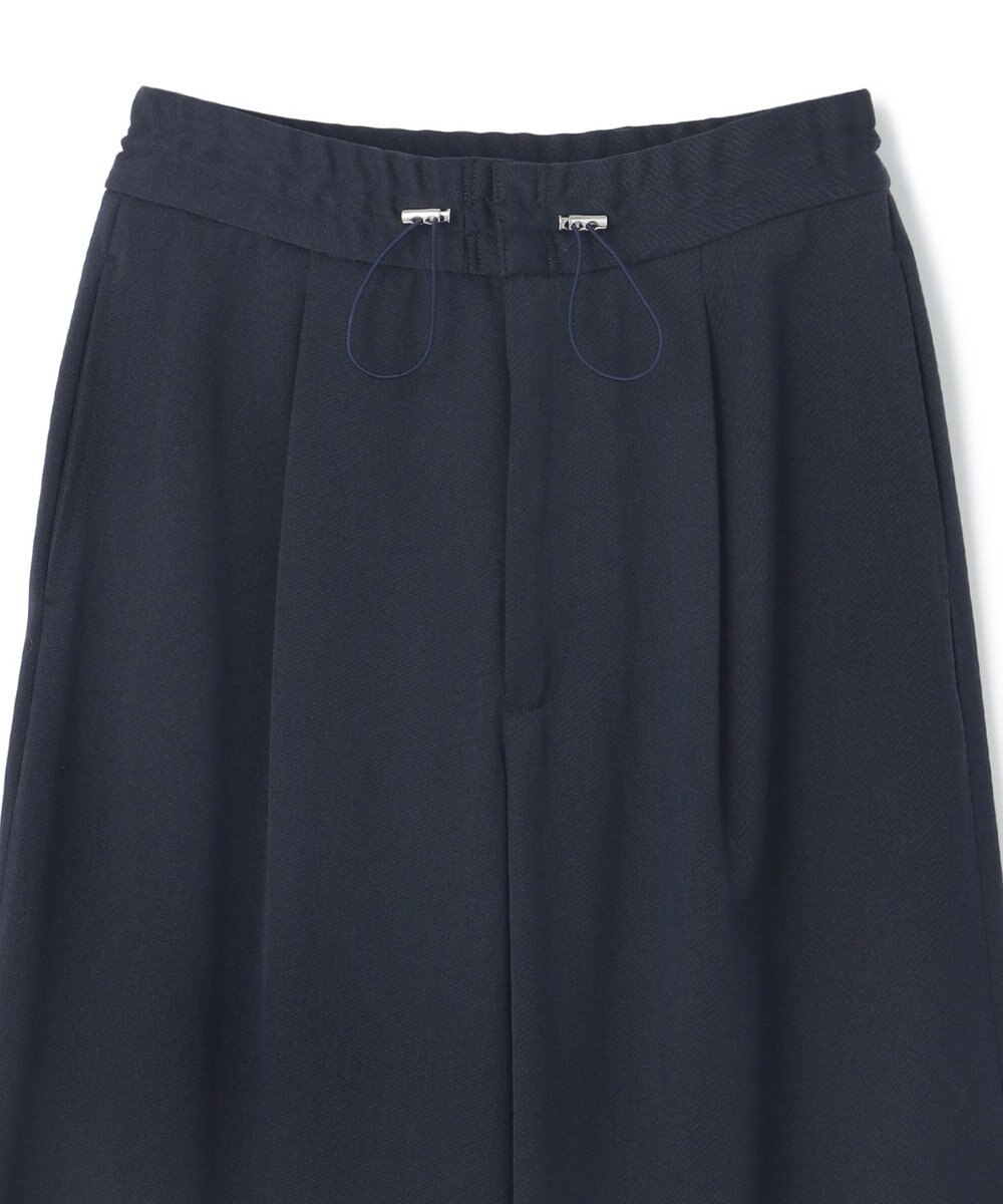 uncrave 【洗える】ギャバジン ドロストパンツ（uncrave WHITE） 