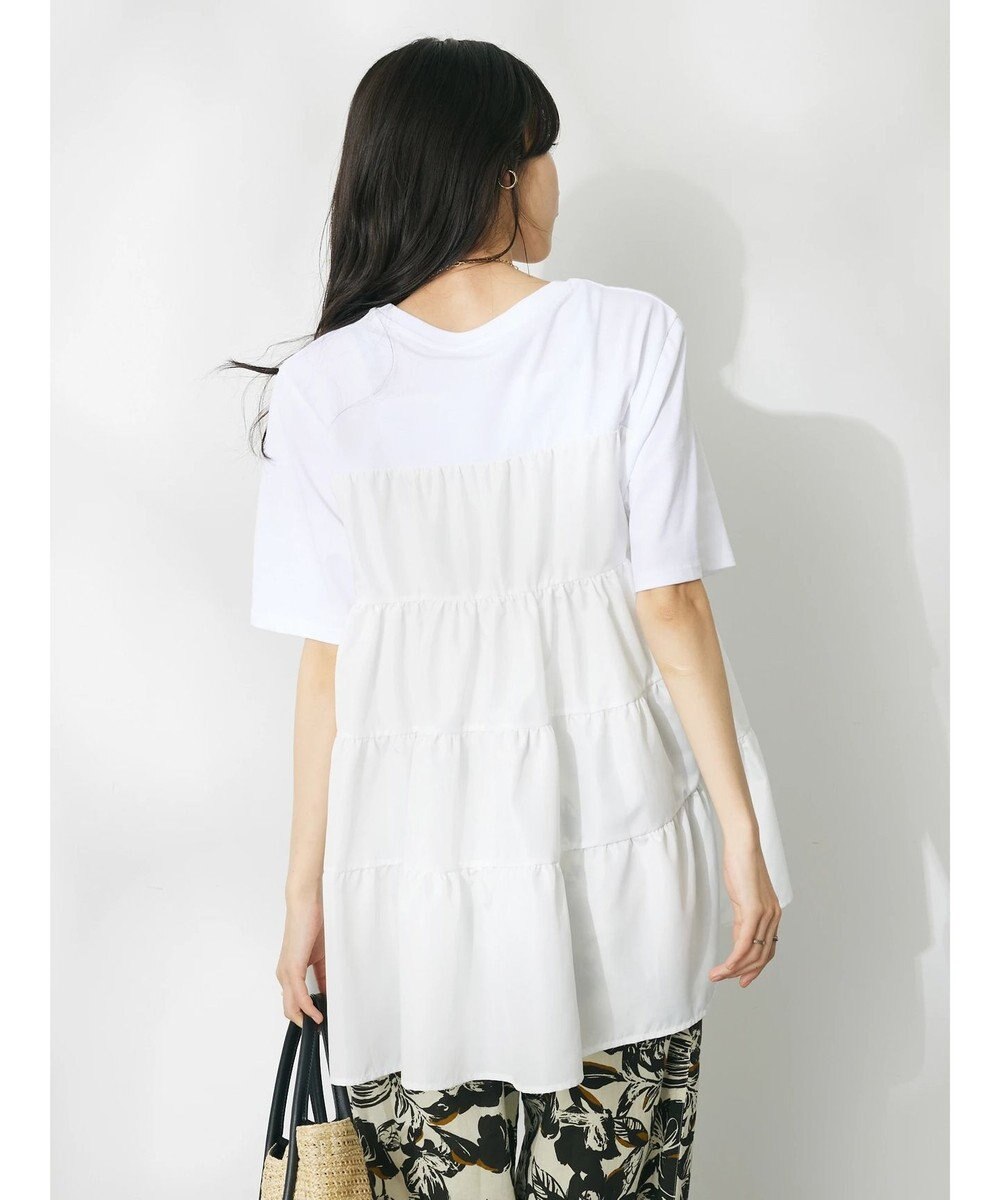 CRAFT STANDARD BOUTIQUE 異素材ティアードカットチュニック 