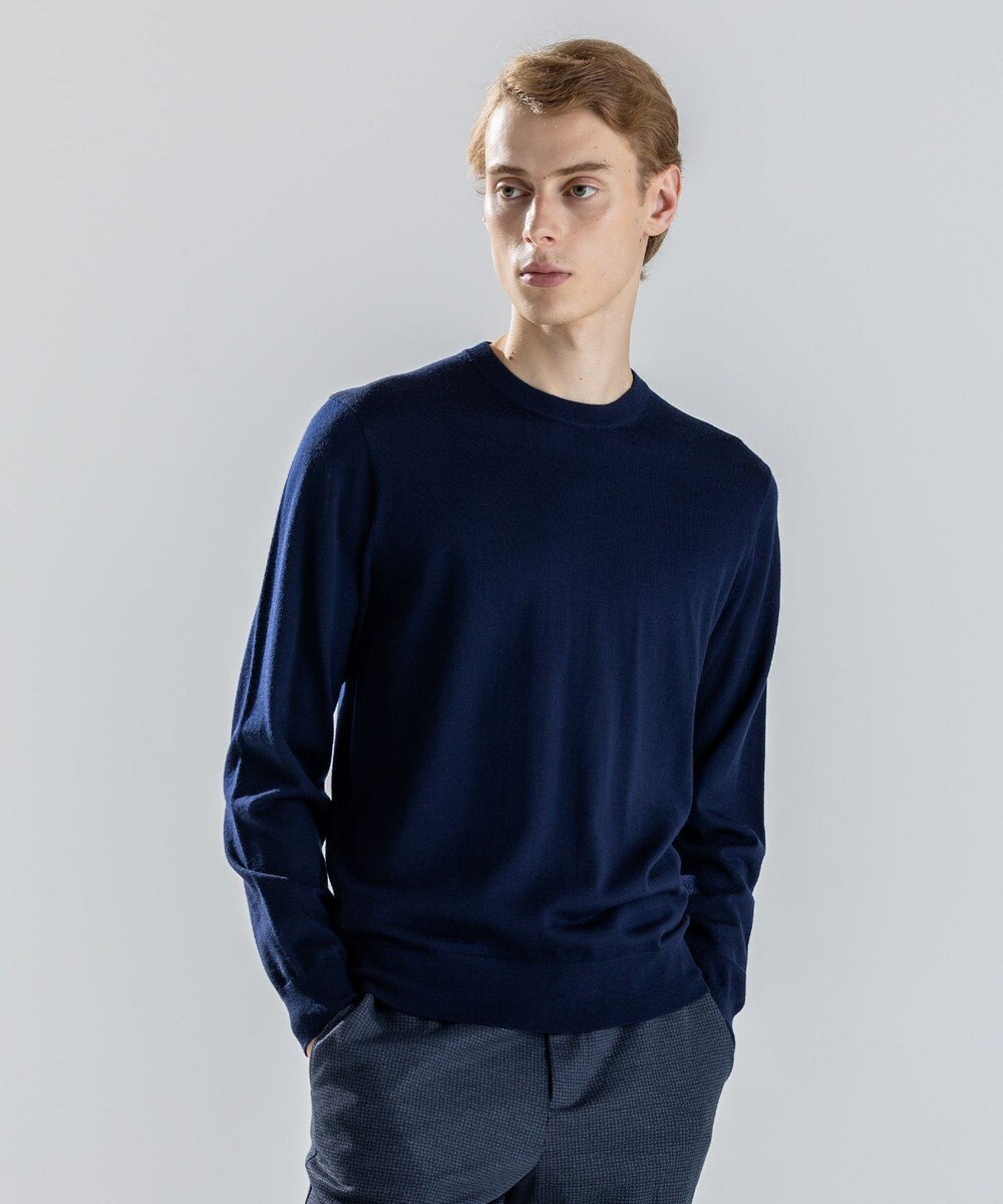 JOSEPH HOMME ウォッシャブルメリノ　クルーネックニット 
