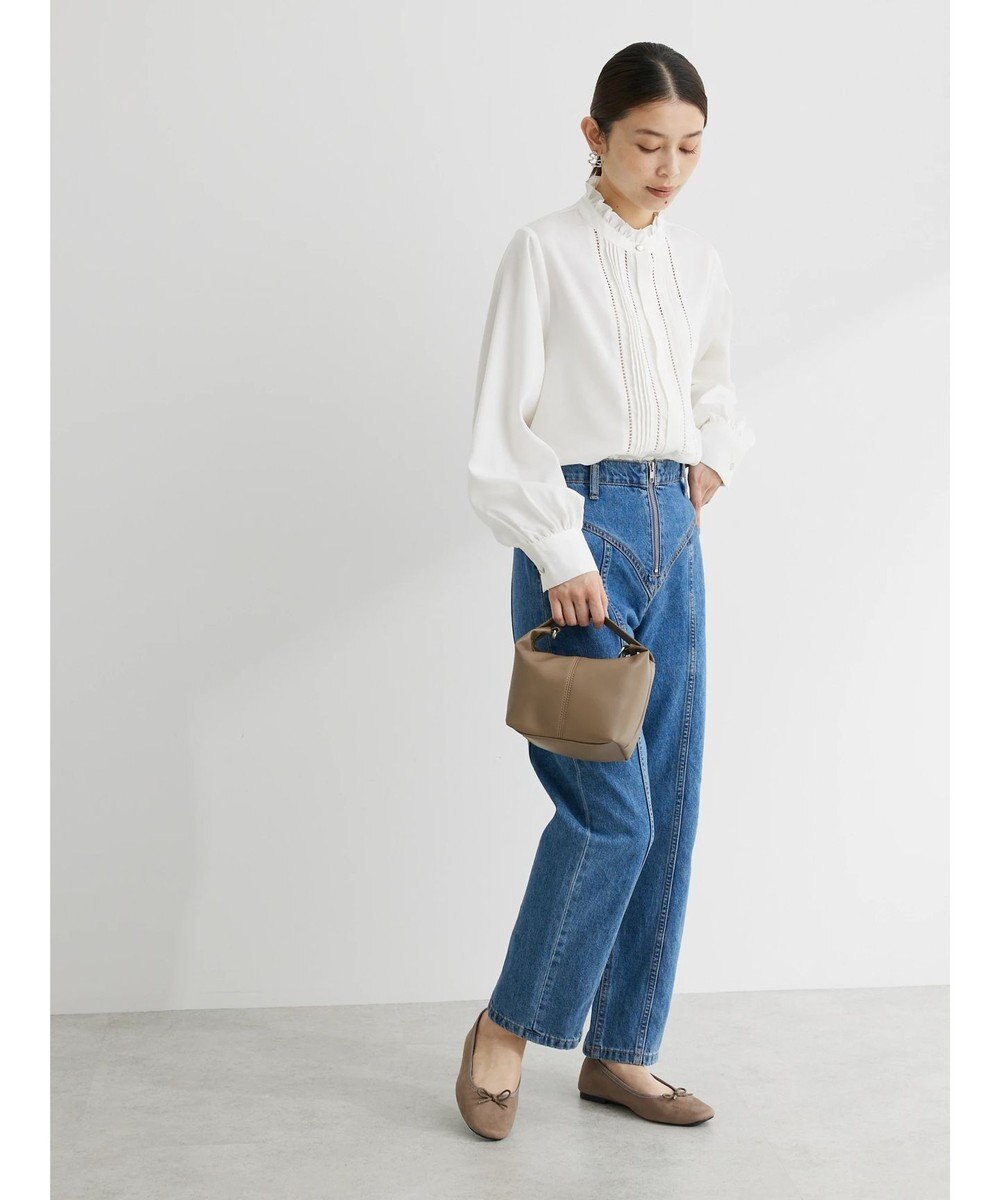 Green Parks ・ＥＬＥＮＣＡＲＥ　ＤＵＥ　ハシゴレースブラウス 