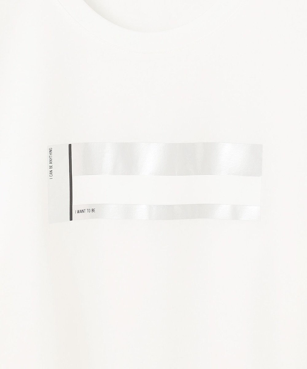 ICB シンプルジャージープリントTシャツ 