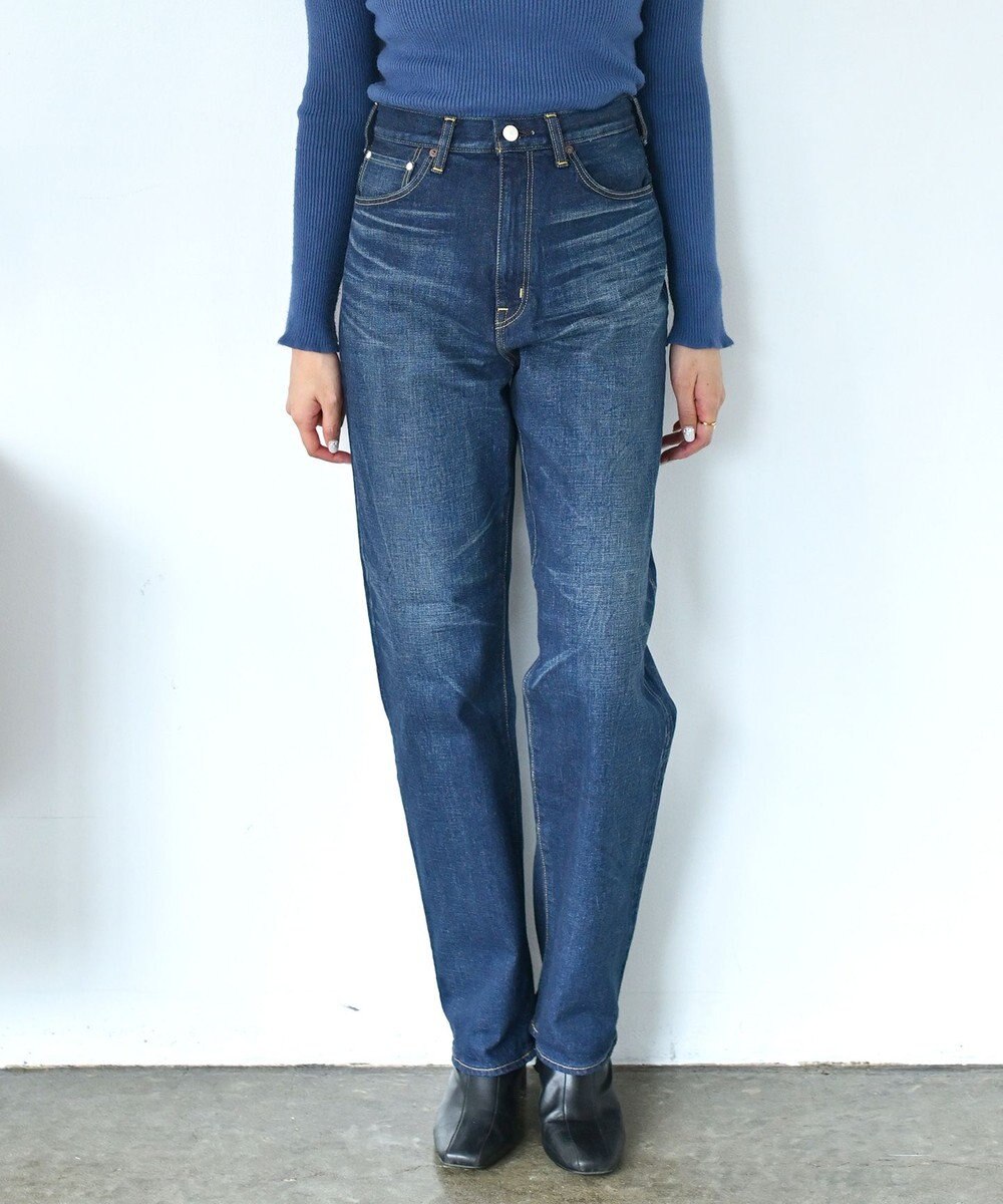 caqu modern classic テーパードデニムパンツ USEDWASH 