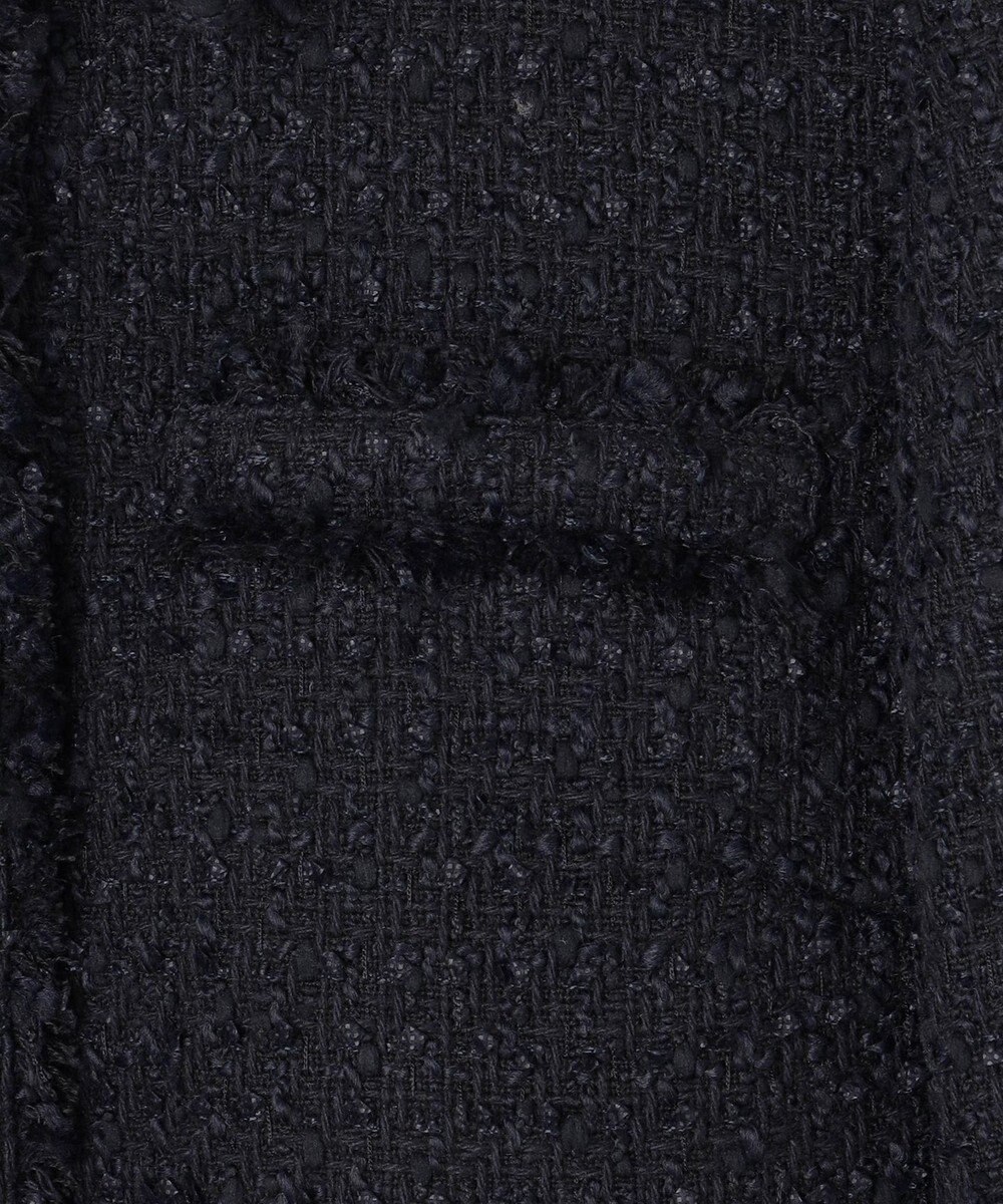 組曲 【KUMIKYOKU NAVY】ファンシーツイード 2WAYジャケット 