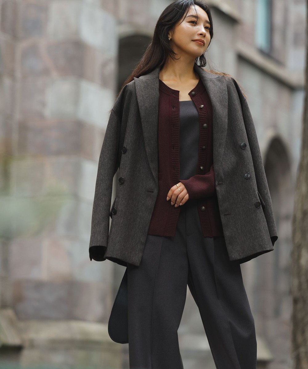 uncrave 【手洗い可】ウォッシャブル ツイード ジャコット（uncrave STANDARD） 