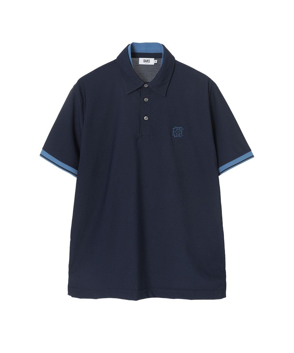 DAKS ダブルカラー スポーティーポロ 