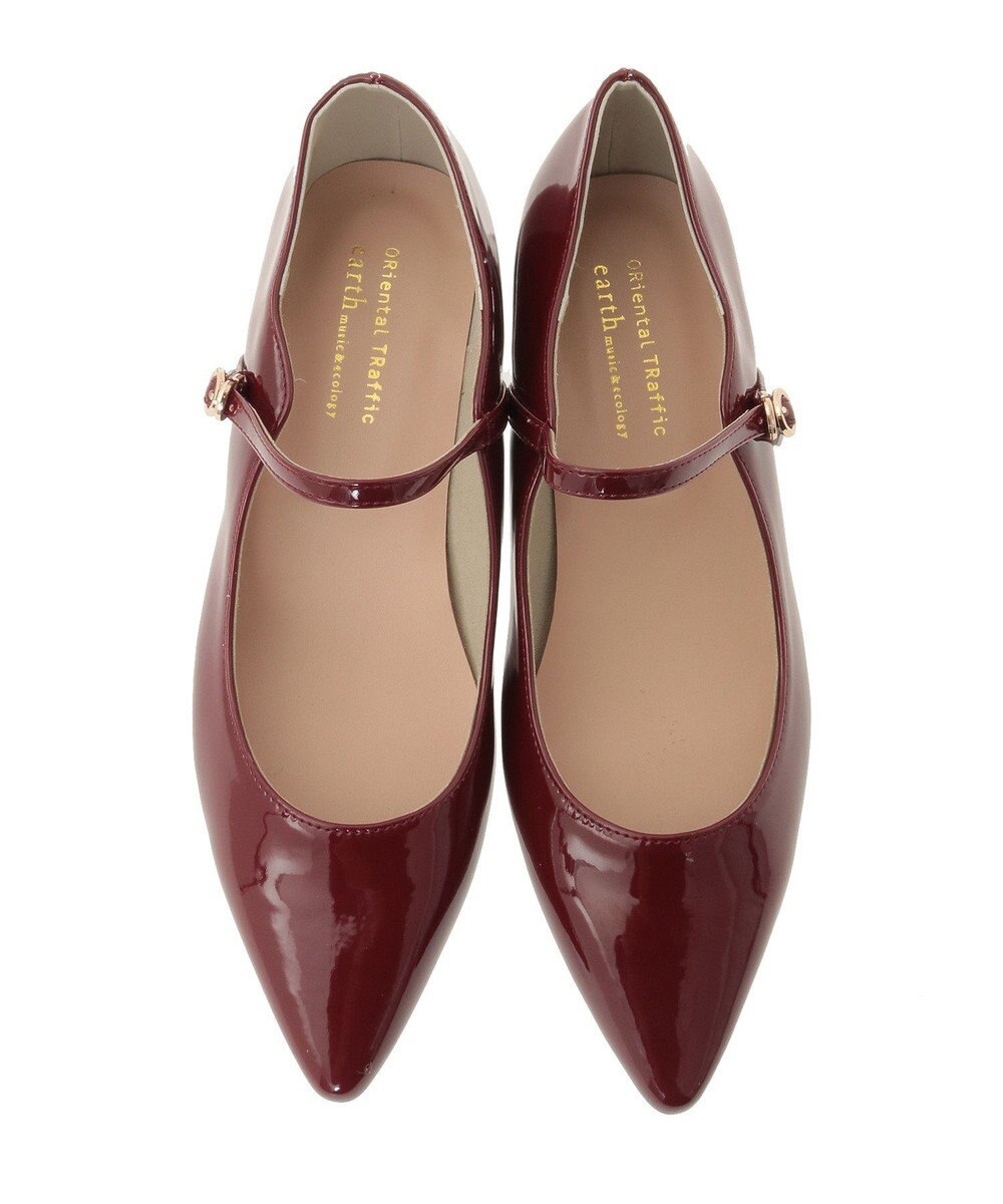 earth music&ecology ＯＲｉｅｎｔａｌ　ＴＲａｆｆｉｃ　エナメルヒールパンプス 