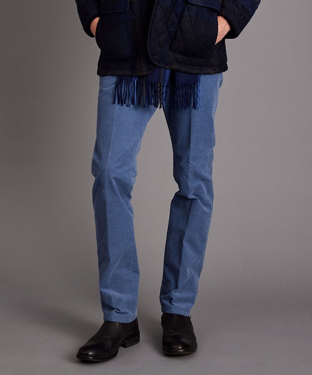 JOSEPH ABBOUD 【キングサイズ・ウエストも伸びる！/2WAYストレッチ/暖かい/オーガニック】オーガニックコットン ウオーム パンツ 