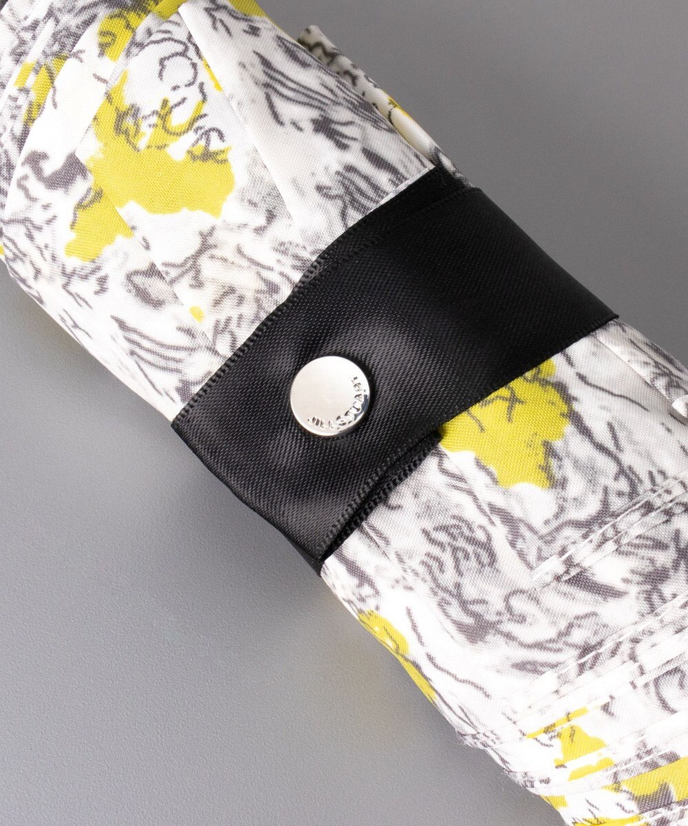 AURORA JILL STUART ジル スチュアート アブストラクトフラワー柄 雨傘（クイックオープン折り畳みミニ傘） 