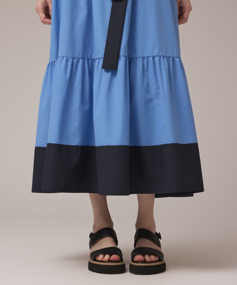 GRACE CONTINENTAL ギャザーロングワンピース 