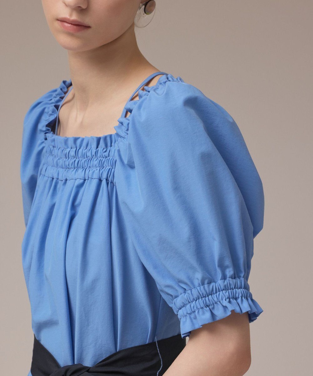 GRACE CONTINENTAL ギャザーロングワンピース 