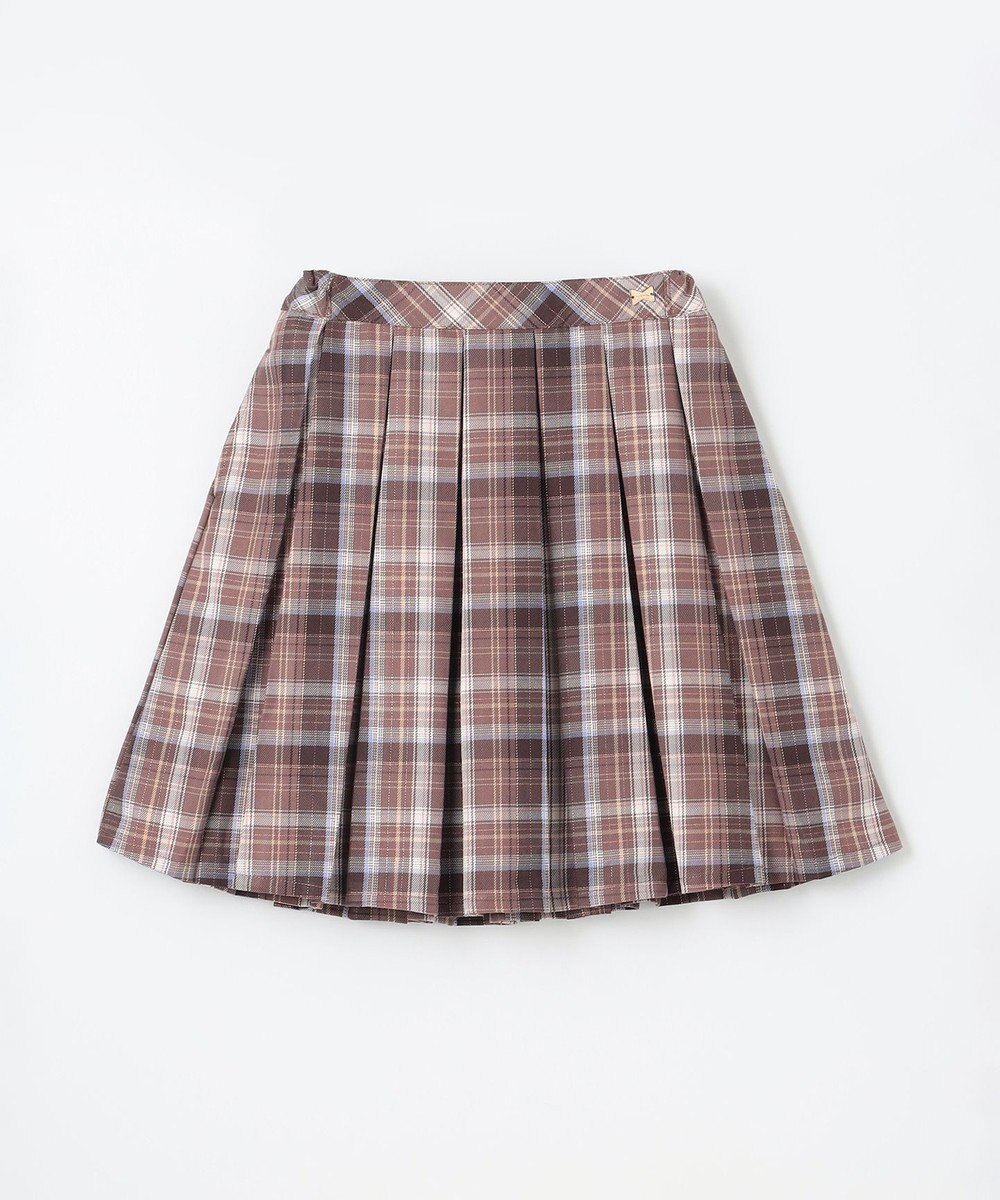 ANY KIDS チェック プリーツ スカパン 