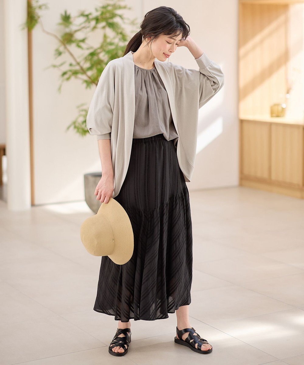 ANY 【洗濯機可/UVケア】ドルマンスリーブカーディガン 