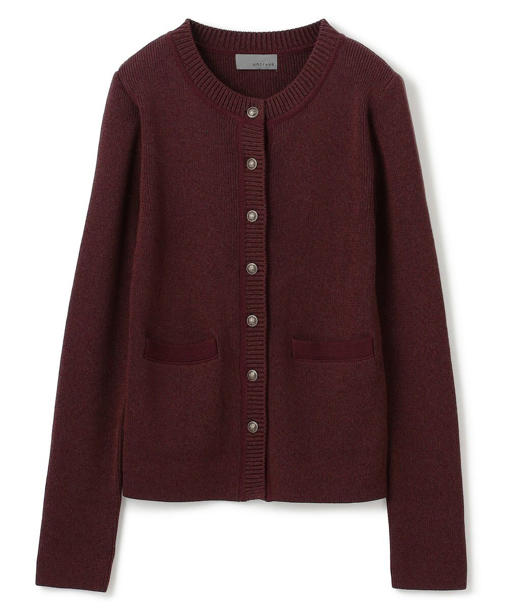 uncrave 【モデル村岡美里さん × uncrave STANDARD】ニットジャケット 