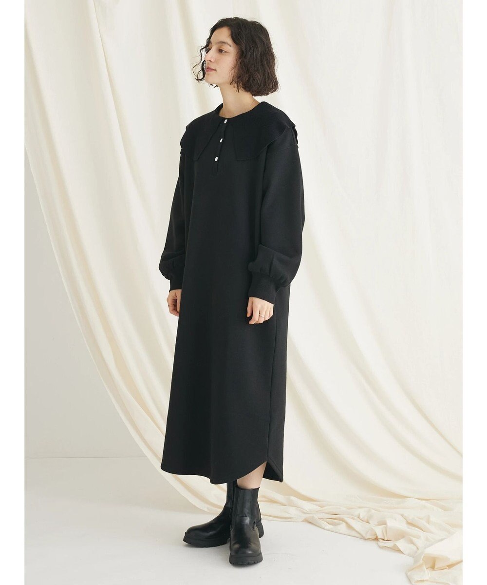 CRAFT STANDARD BOUTIQUE 裏起毛ヘンリーワンピース 