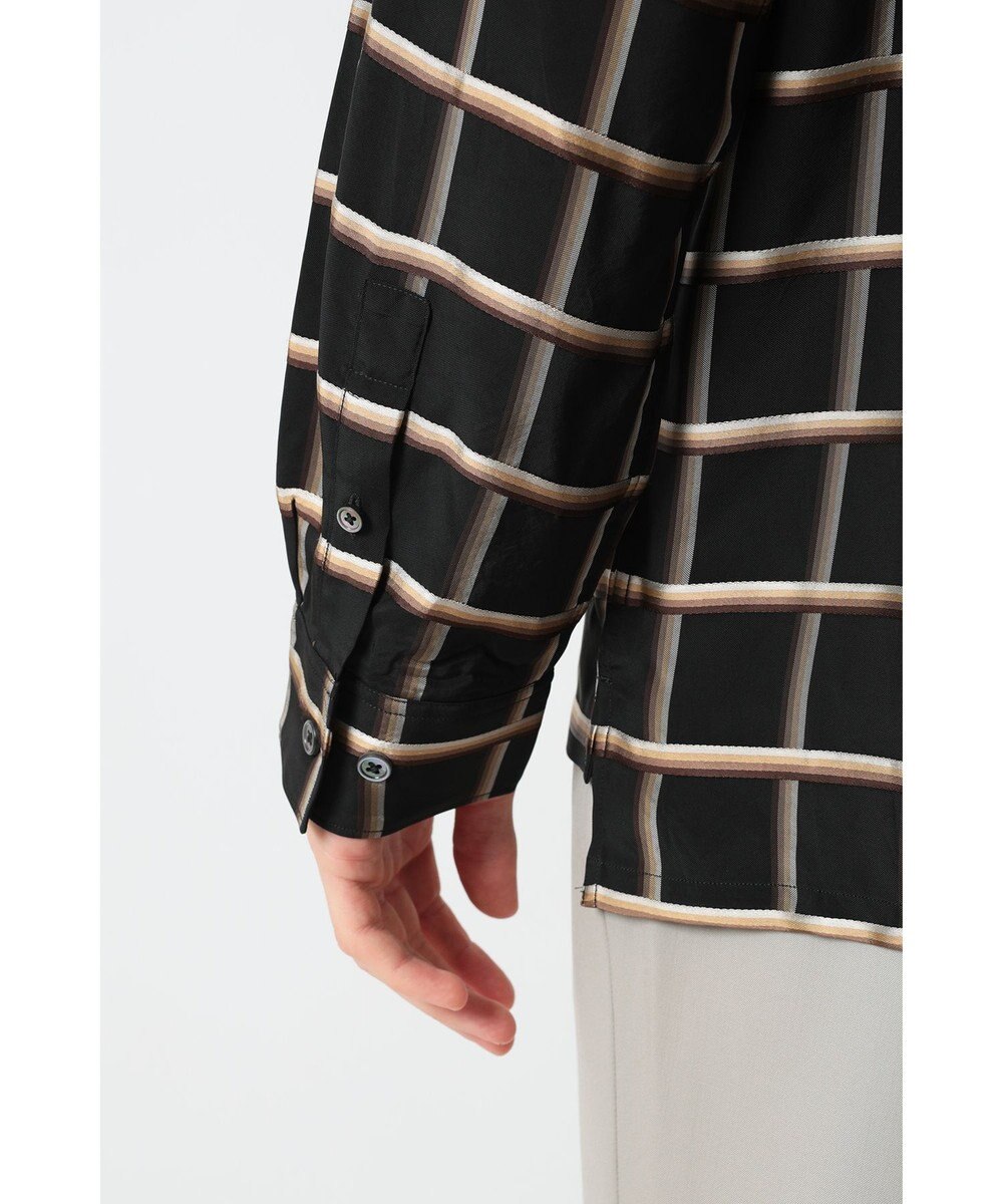 DAKS ウィンドウペーンチェックシャツ 