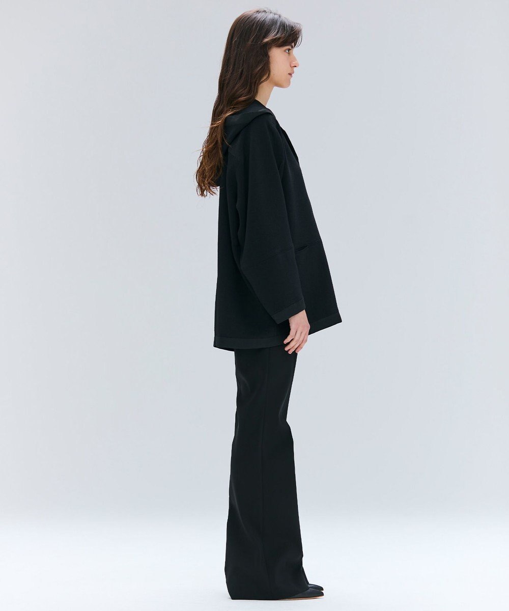 BEIGE， 【洗える】POMONA / Vネックフード付プルオーバー 