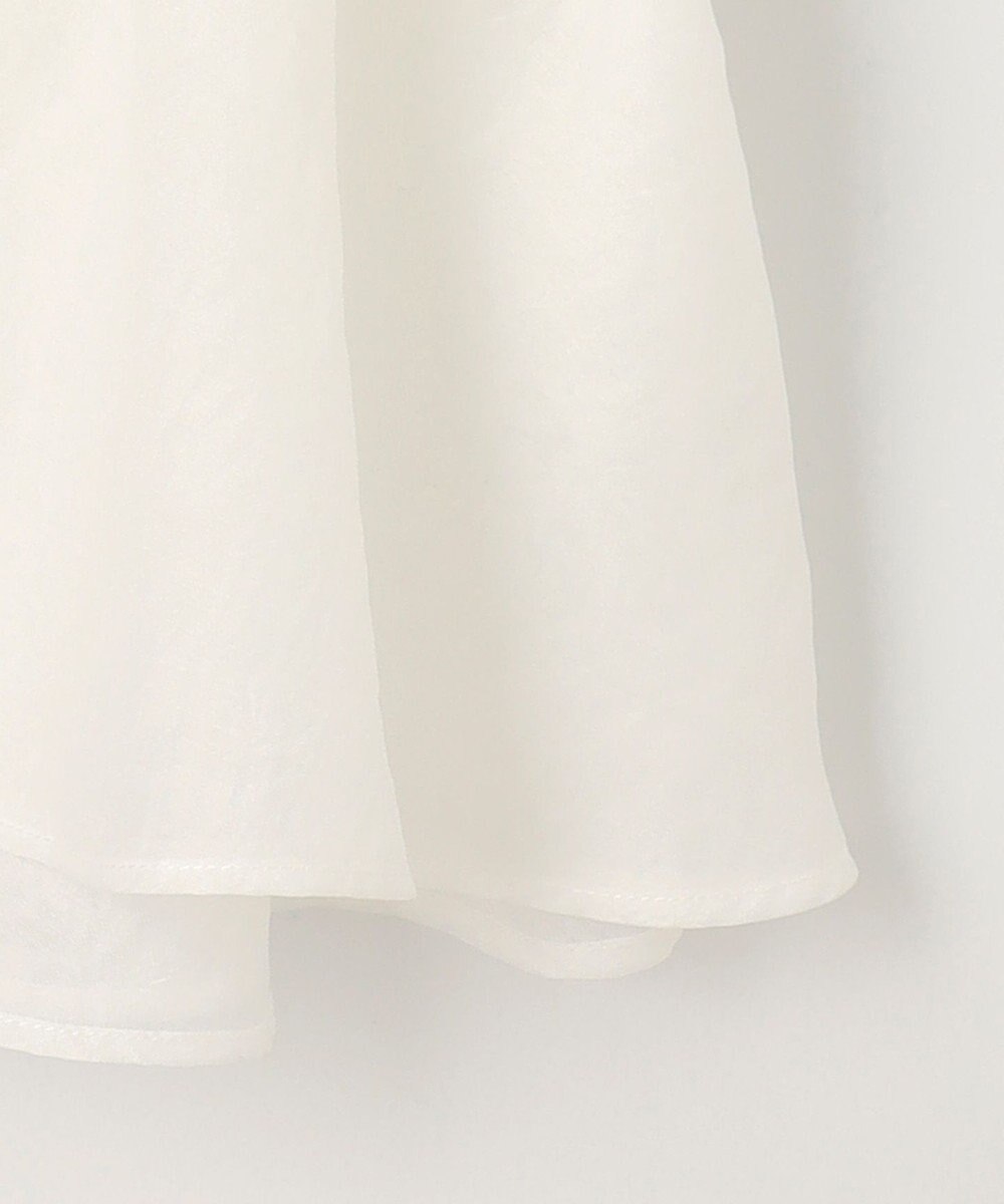 組曲 L シャーリングシフォン シアーペプラム ブラウス 