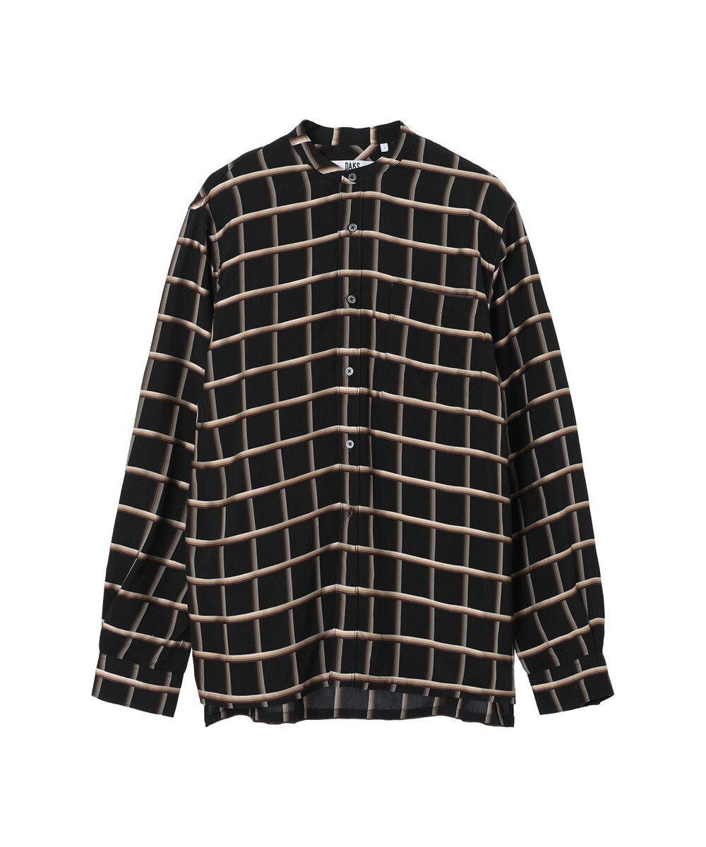 DAKS ウィンドウペーンチェックシャツ 