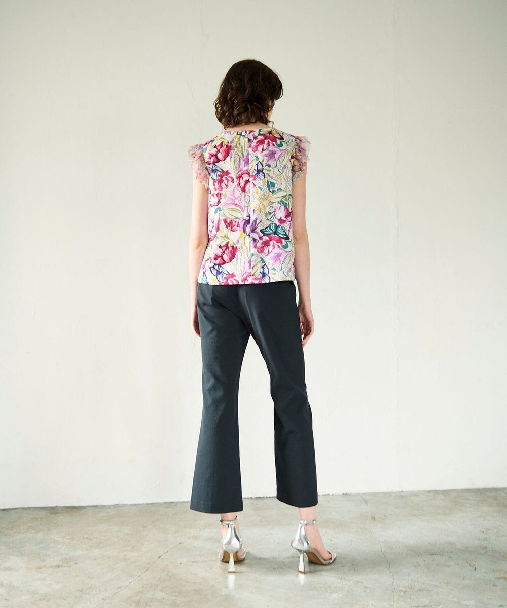 GRACE CONTINENTAL フラワーガーデンプリントトップ 