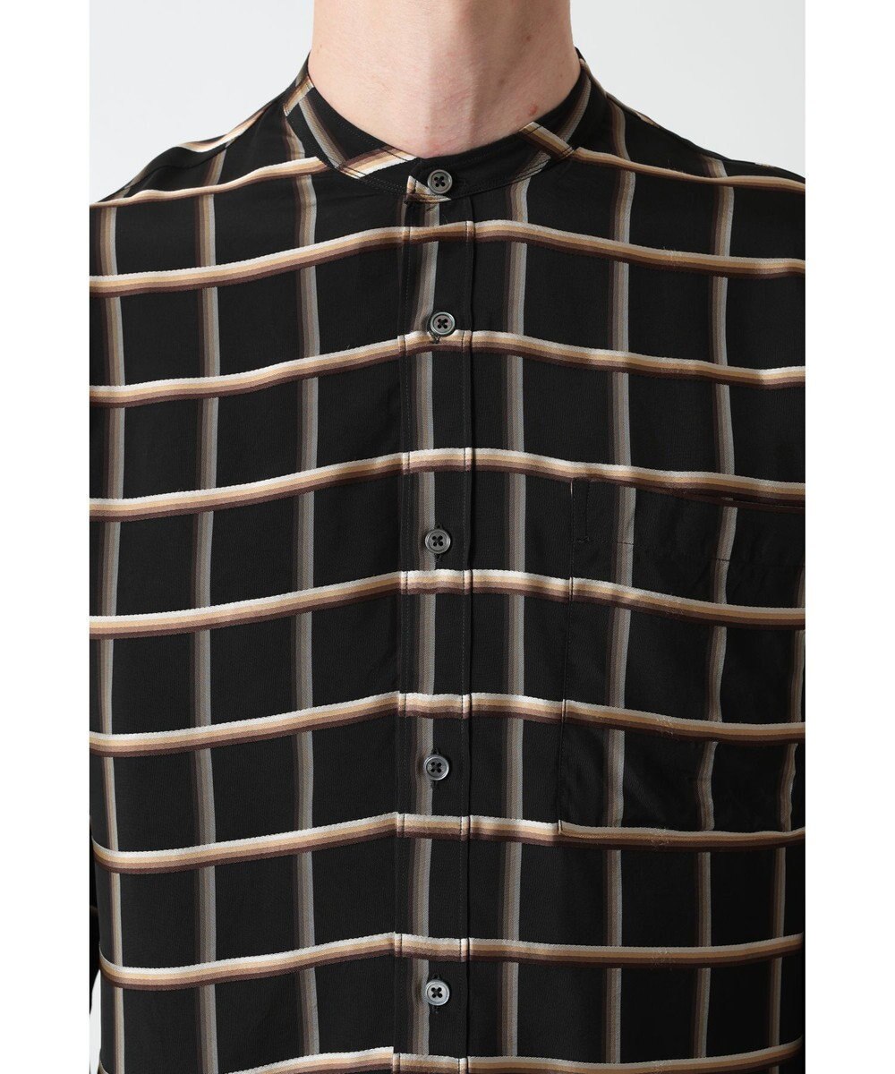 DAKS ウィンドウペーンチェックシャツ 