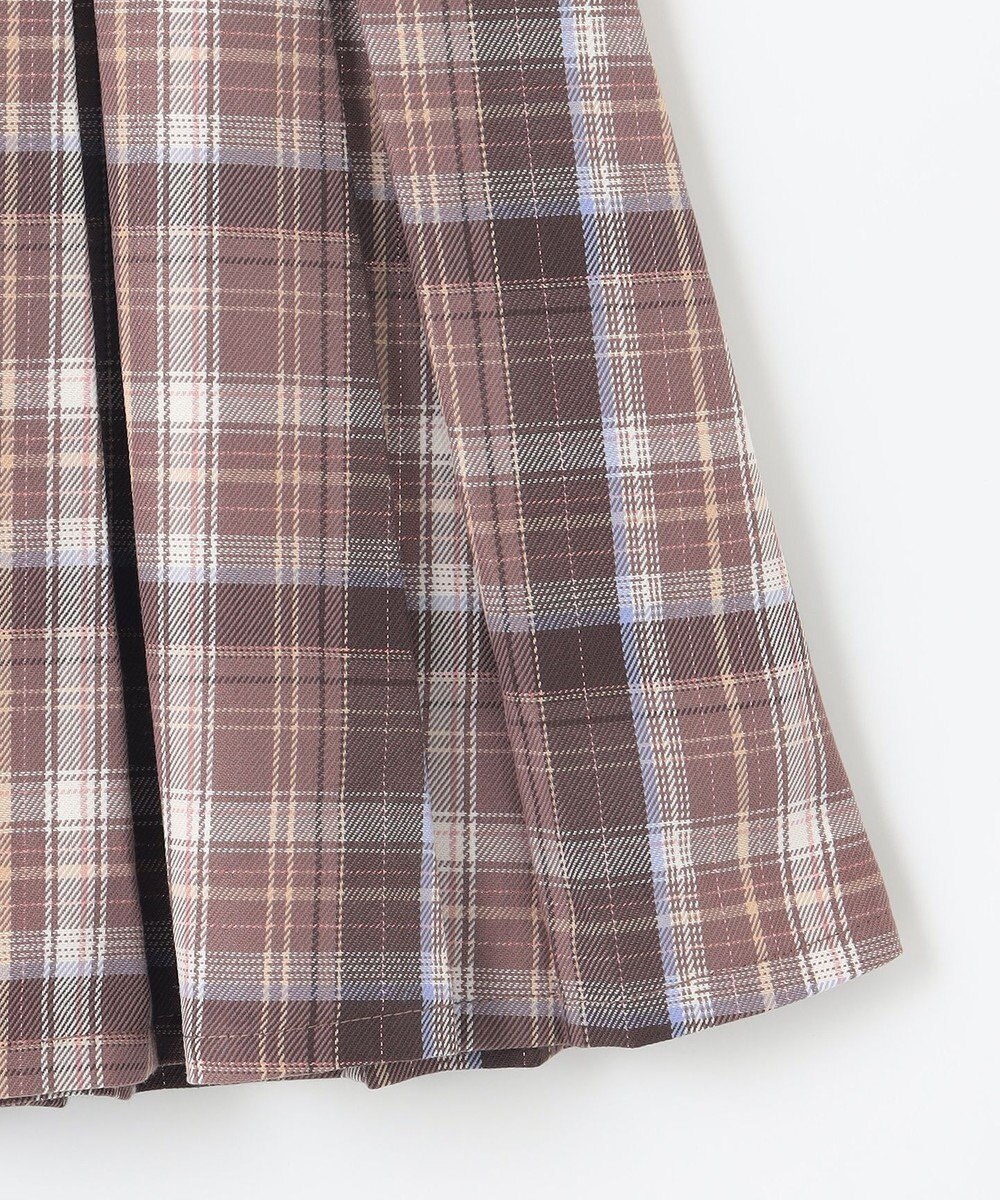 ANY KIDS チェック プリーツ スカパン 