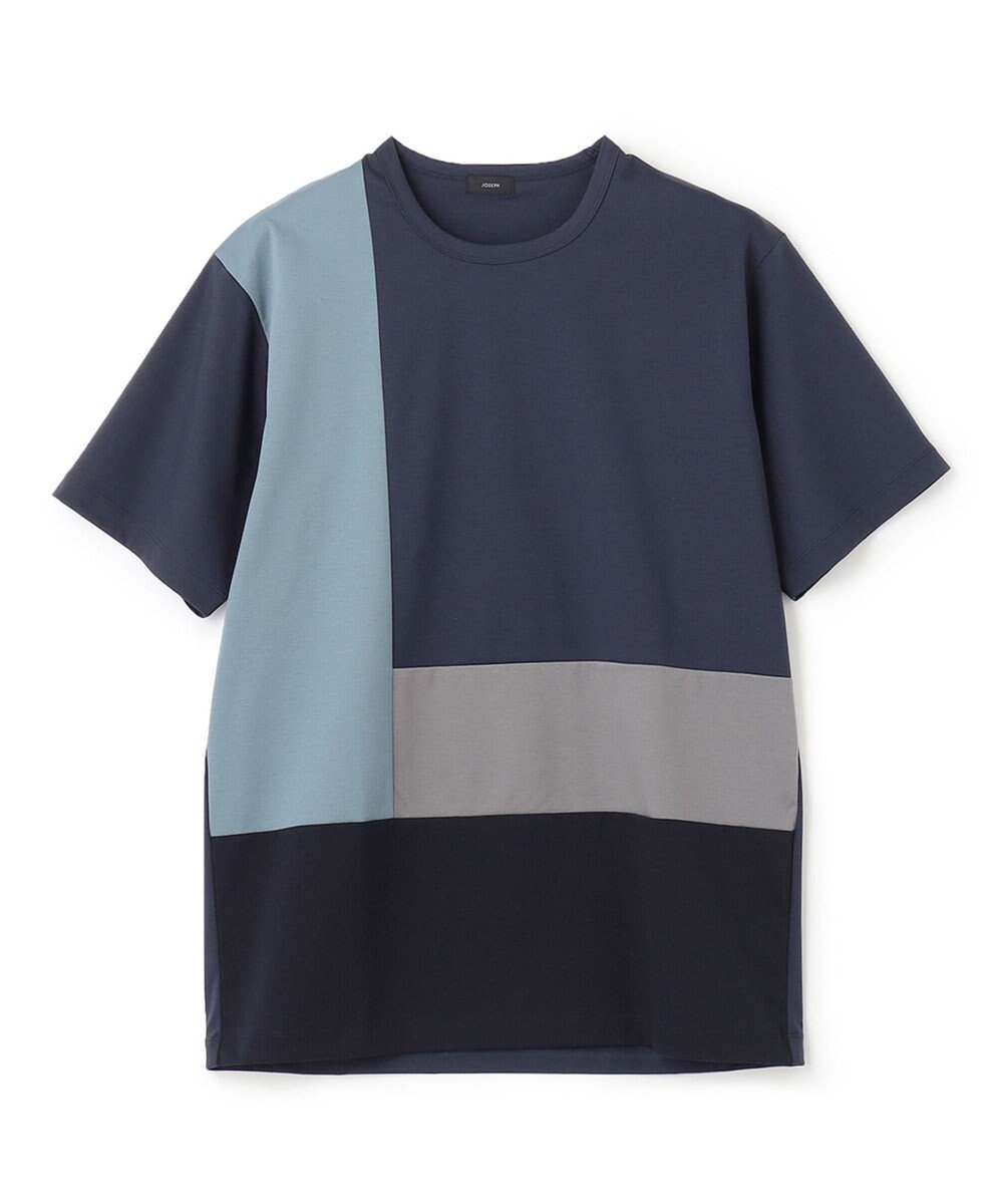 JOSEPH HOMME カラーコットンブロック クルーネックＴシャツ 
