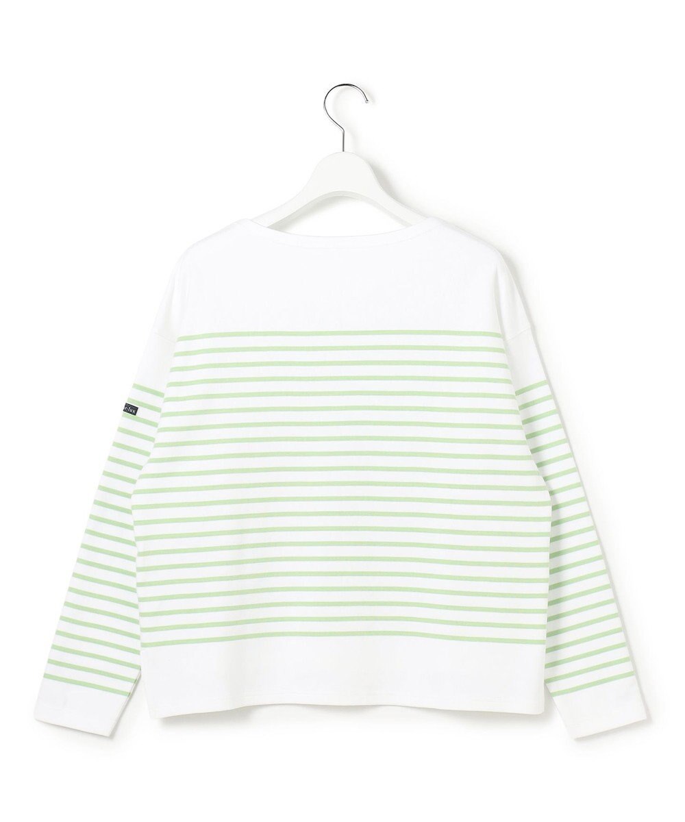 23区 Armo-lux パネルボーダー クロップド カットソー 