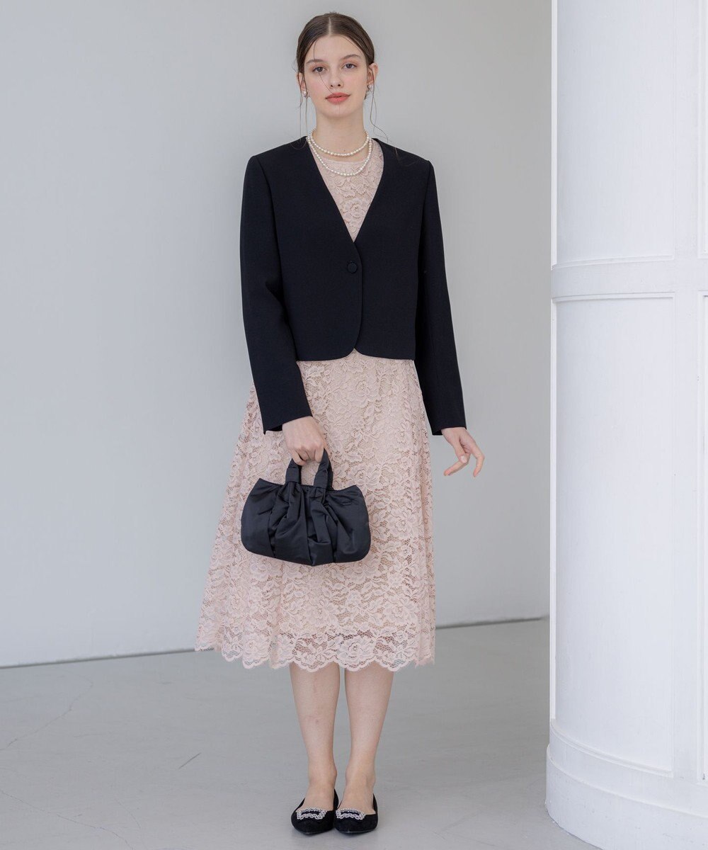 23区 S 【APPLAUDIR】クリアジョーゼット 3WAYコンパクトジャケット 