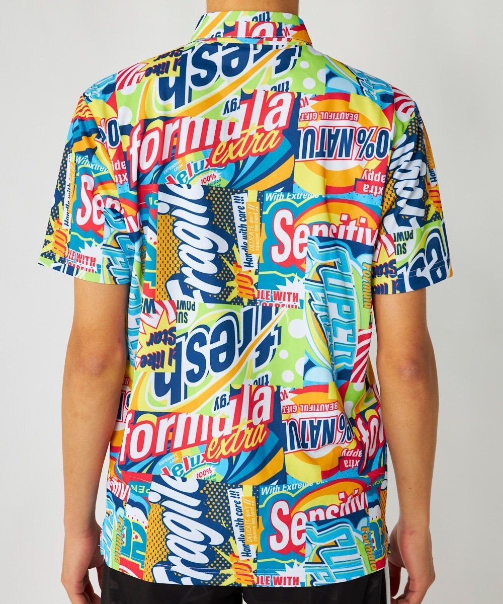 FILA GOLF／marie claire 【Loudmouth】総柄ポロシャツ 