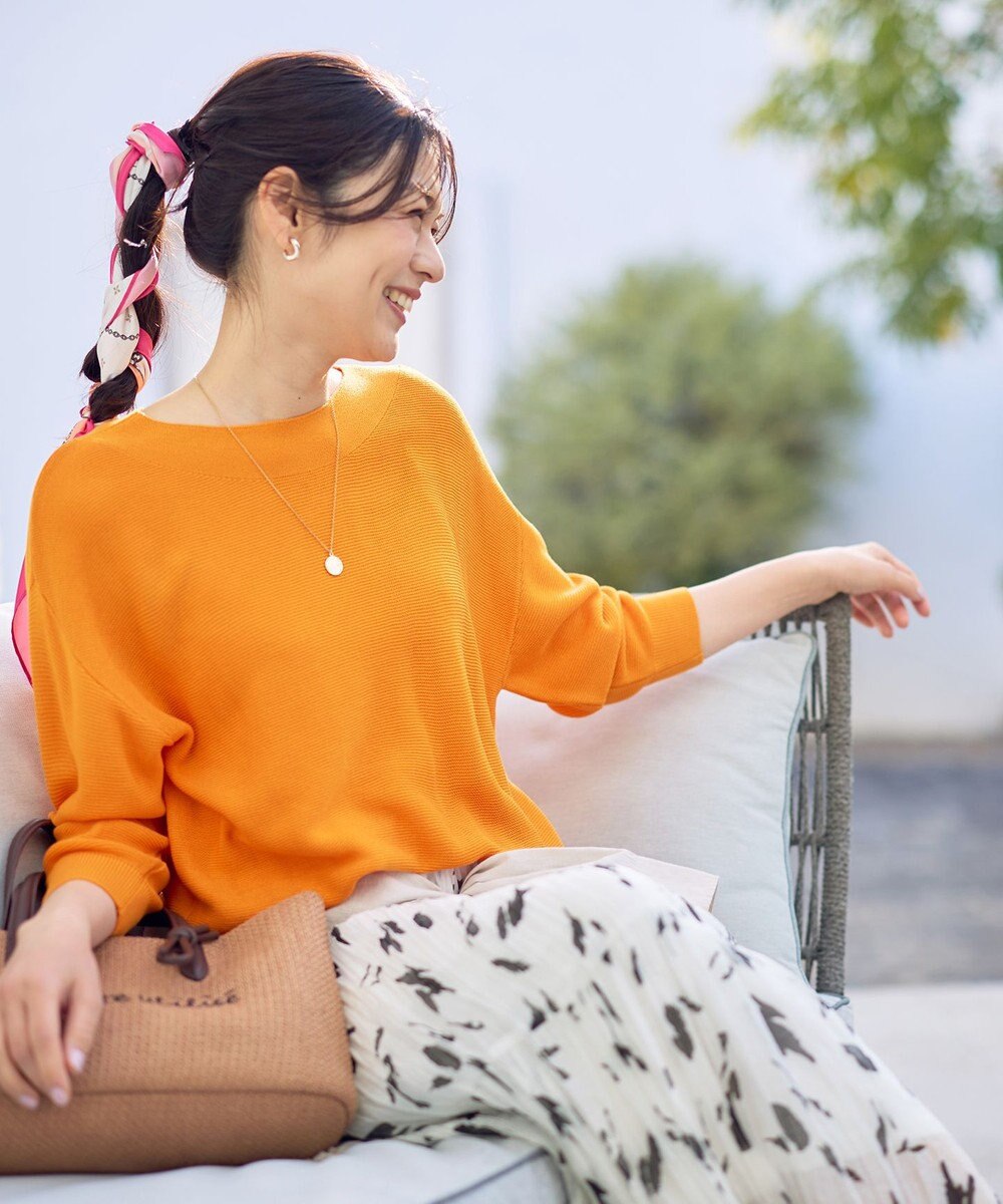 ANY アクリルガーターニット 