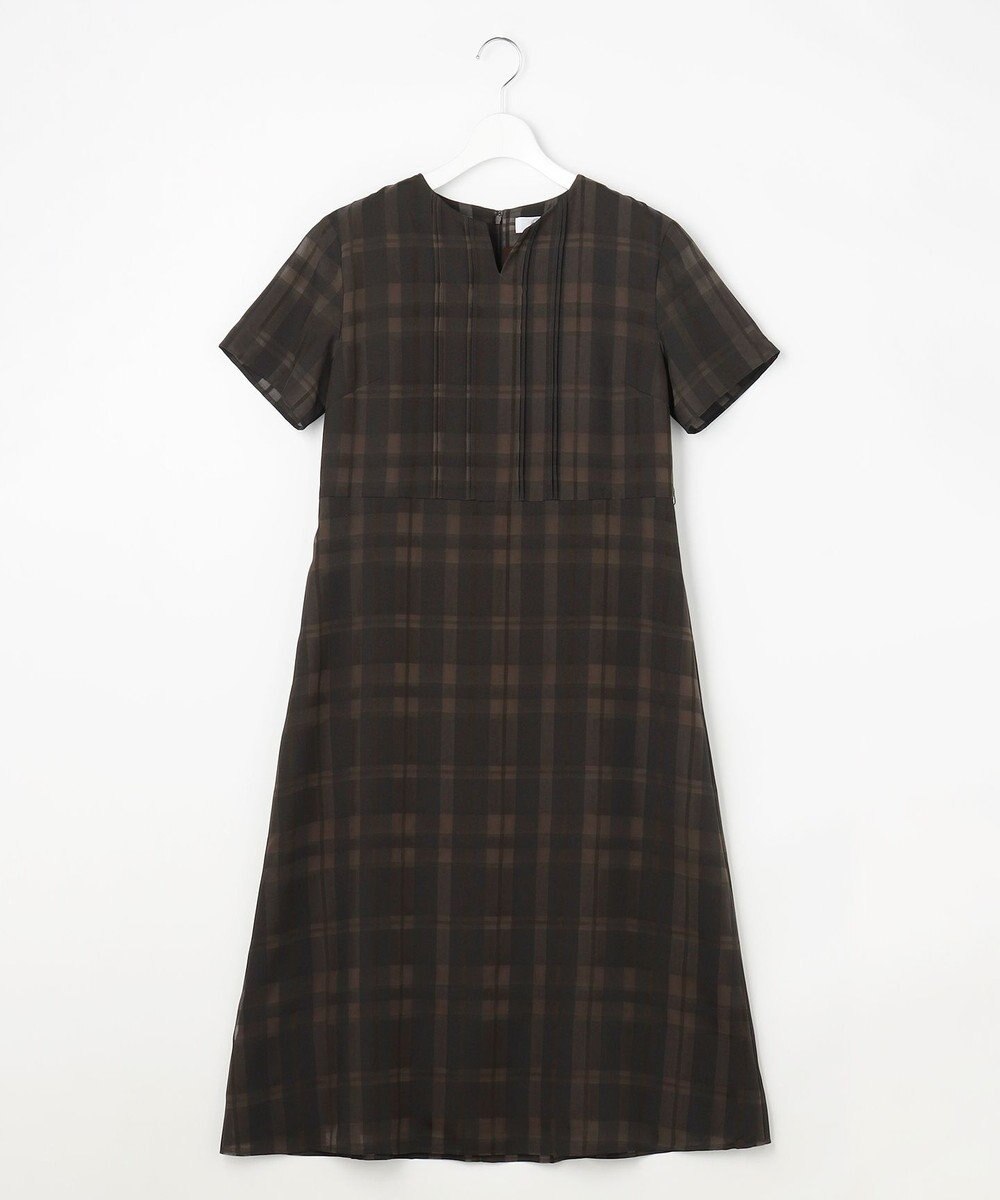 J.PRESS LADIES S シャドーチェック ワンピース 