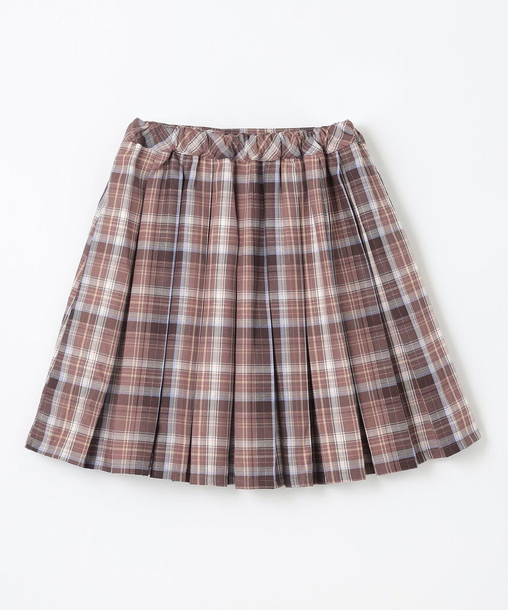 ANY KIDS チェック プリーツ スカパン 