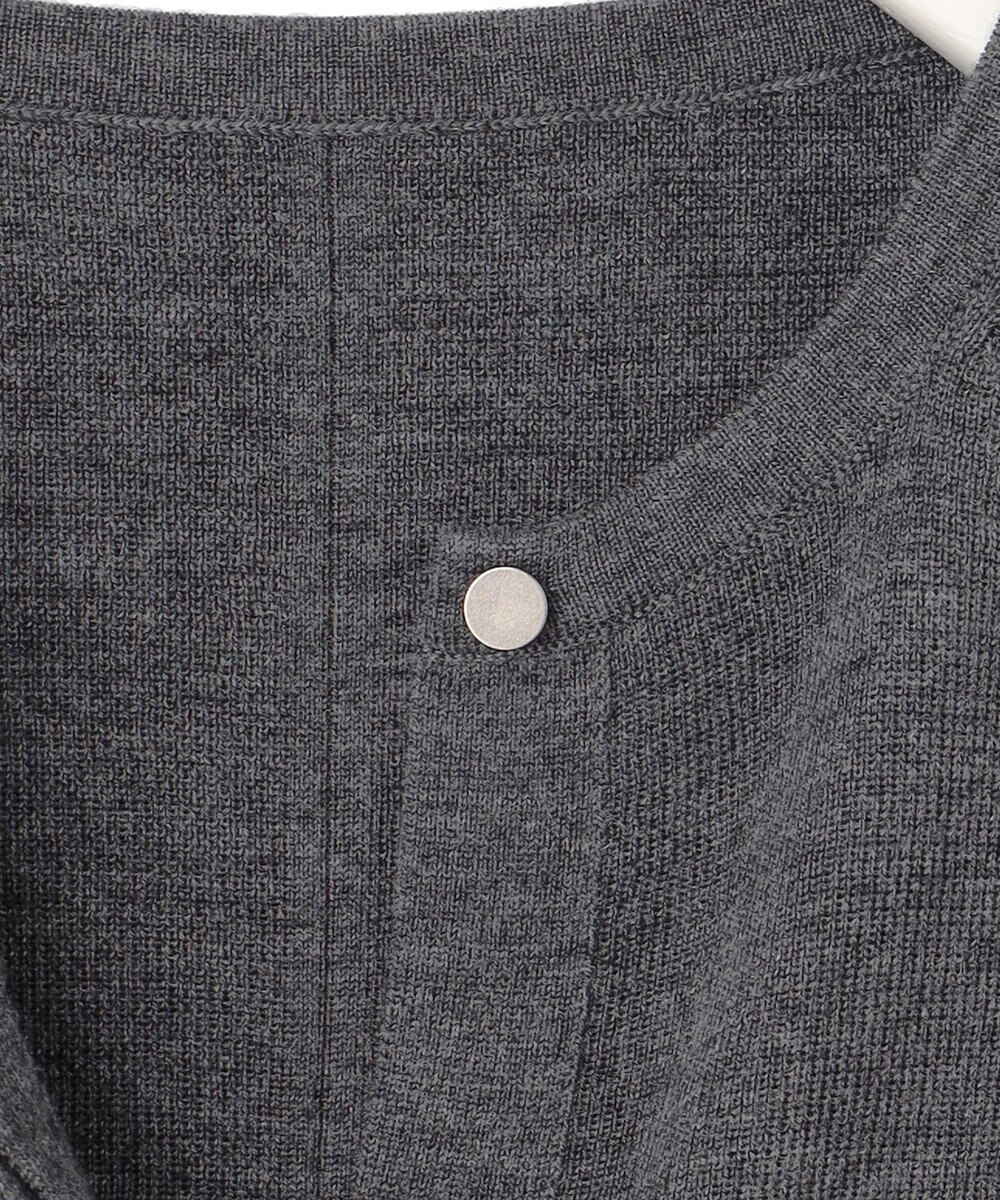 ICB 【洗える】エクストラファインメリノ カーディガン 