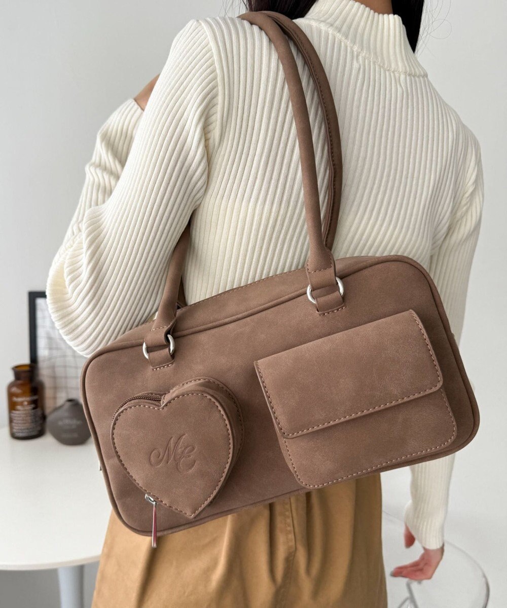 WEGO ハートポケットボストンバッグ 