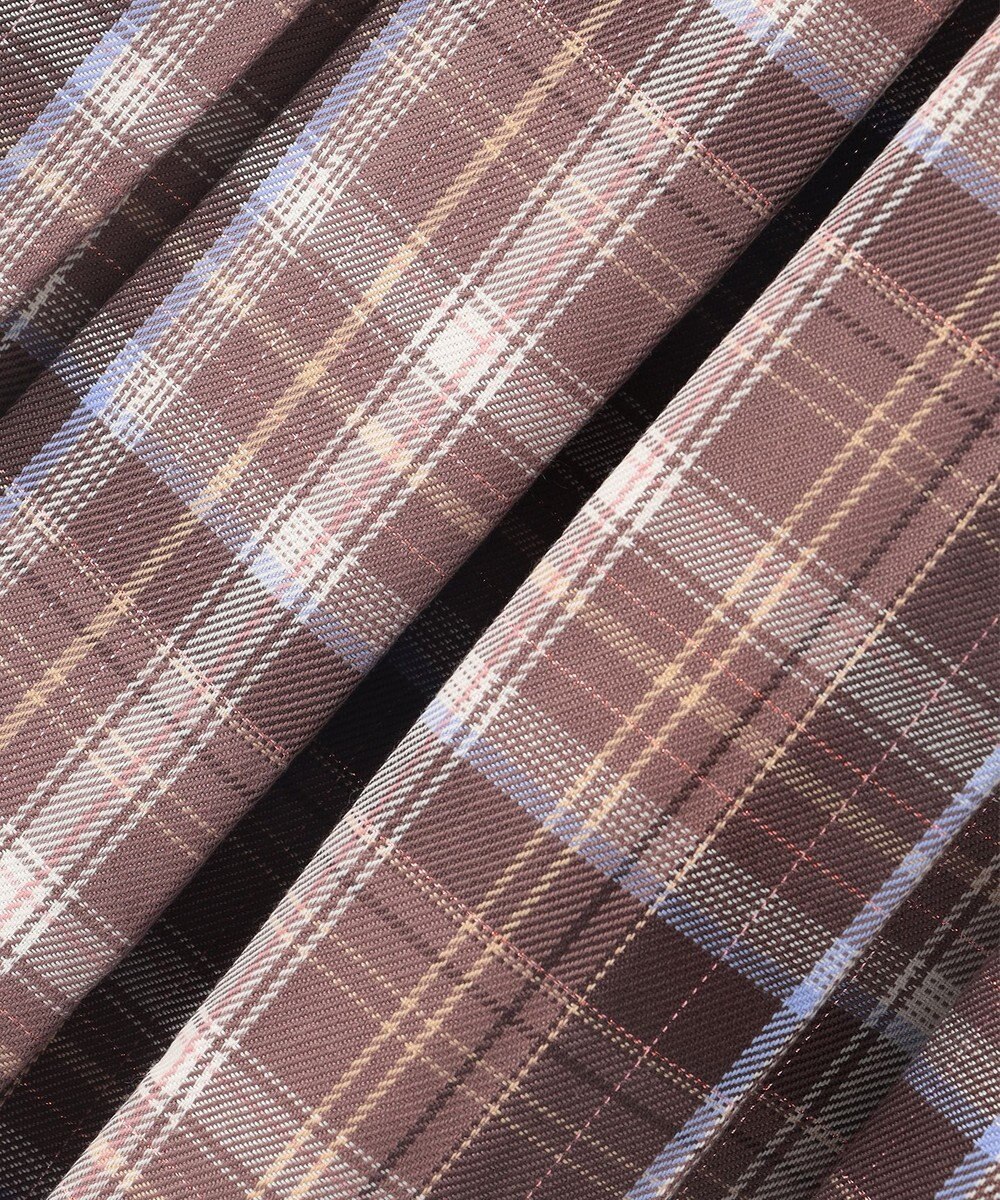 ANY KIDS チェック プリーツ スカパン 