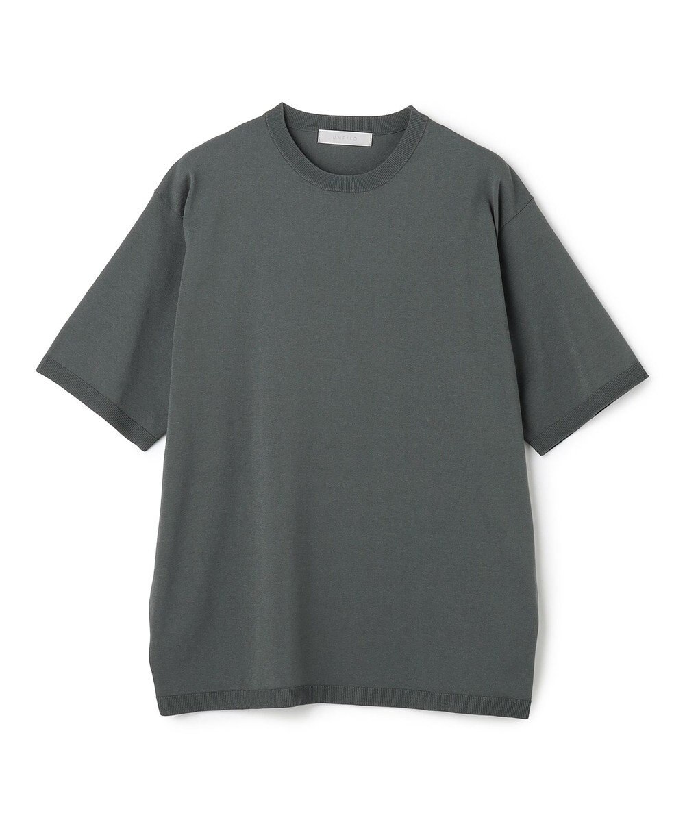 UNFILO MENS アラエルアンチピリングニット クルー 