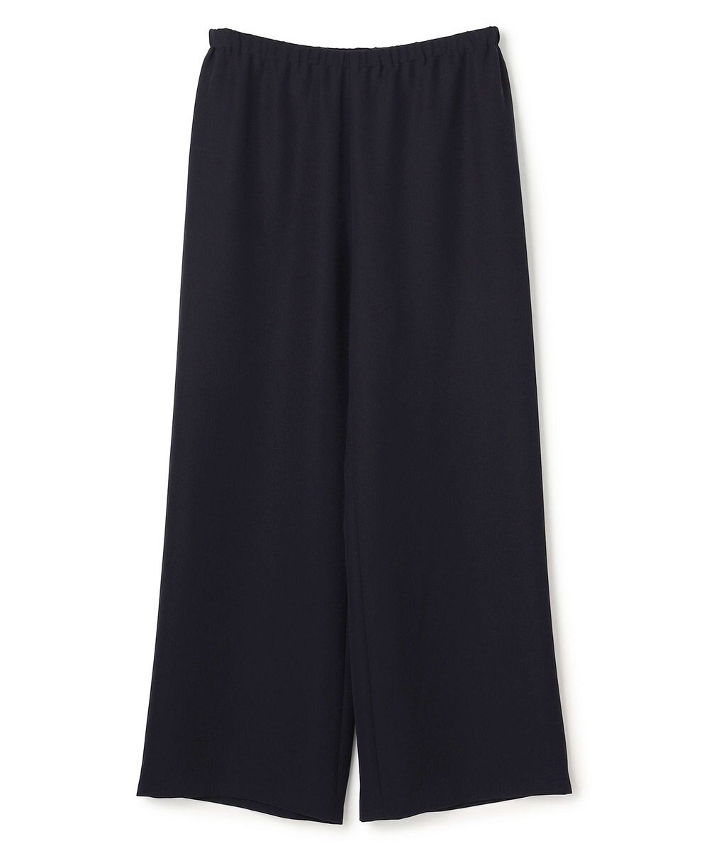 UNFILO 【ウエストゴム/セレモニー】ドライダブルクロス イージー ワイドパンツ 